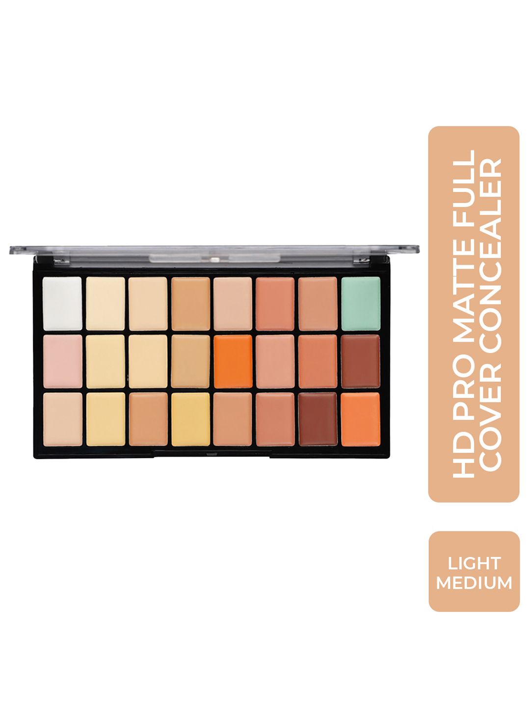 Half N Half HD Pro Matte Concealer Pallete - 02 - Light Medium-image-9