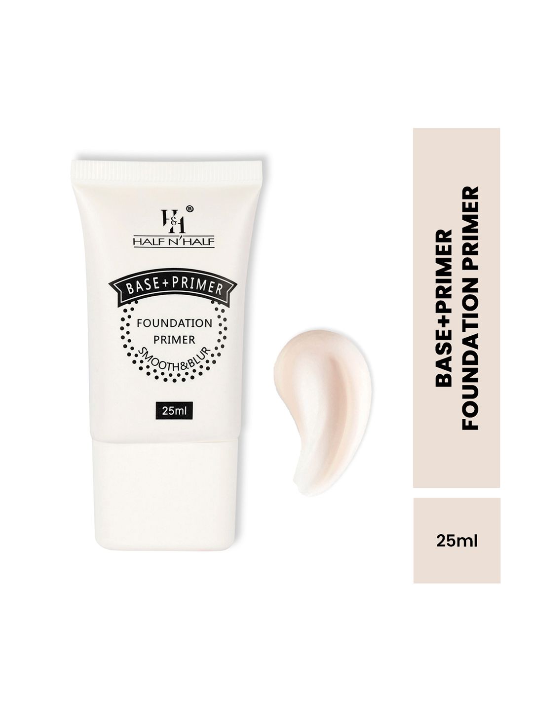 Half N Half Base + Primer Foundation Primer Smooth & Blur, White (25ml)-picture-13