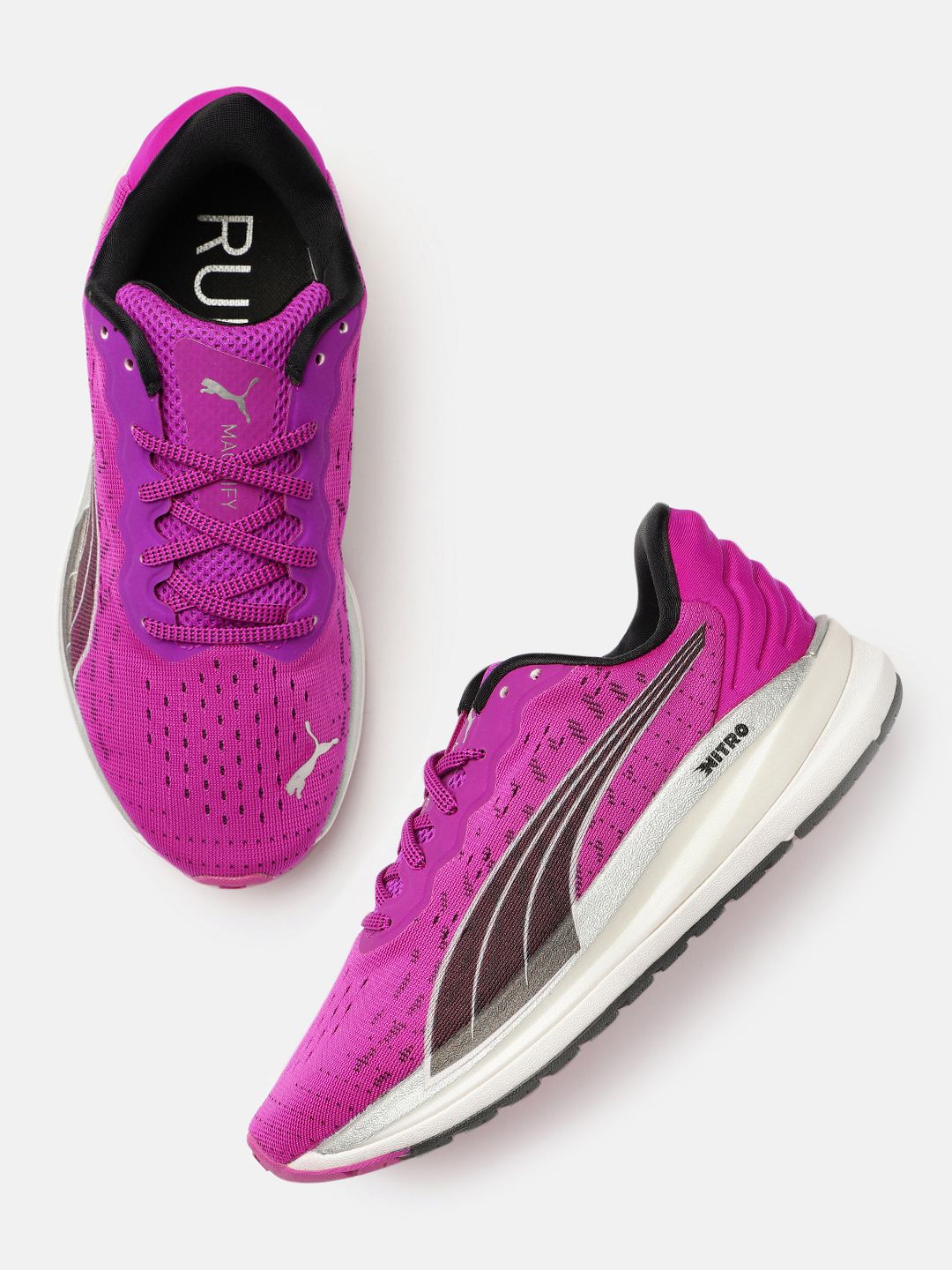 Puma Women Purple Magnify Nitro Running Shoes-picture-37