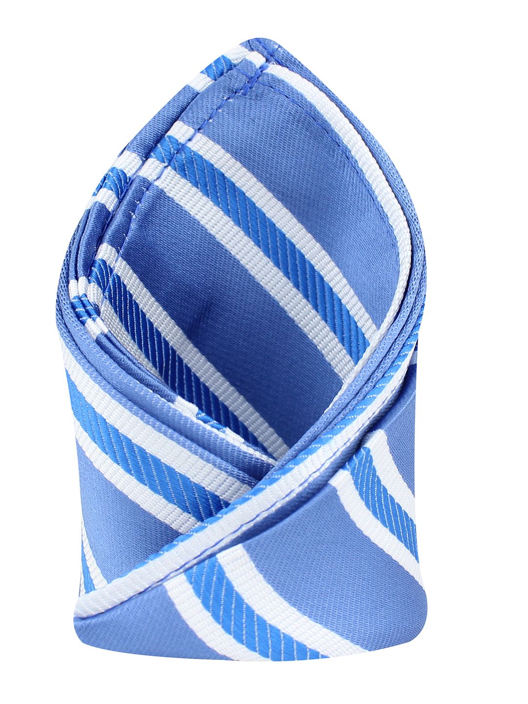 kavove KOVOVE Blue Striped Pocket Square-picture-29