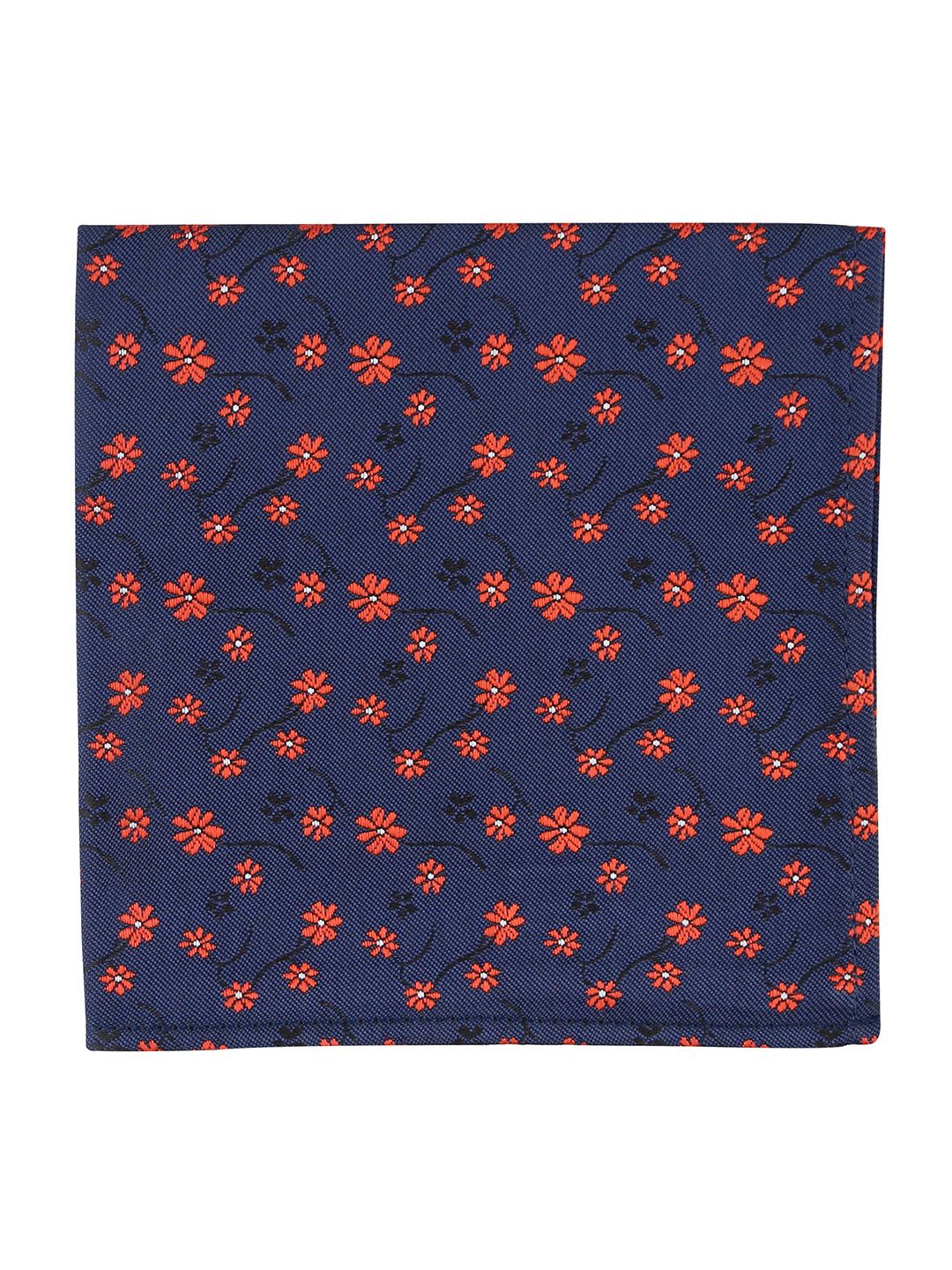 kavove KOVOVE  Men Blue The Enchanting Floral Printed Pocket Square-picture-25
