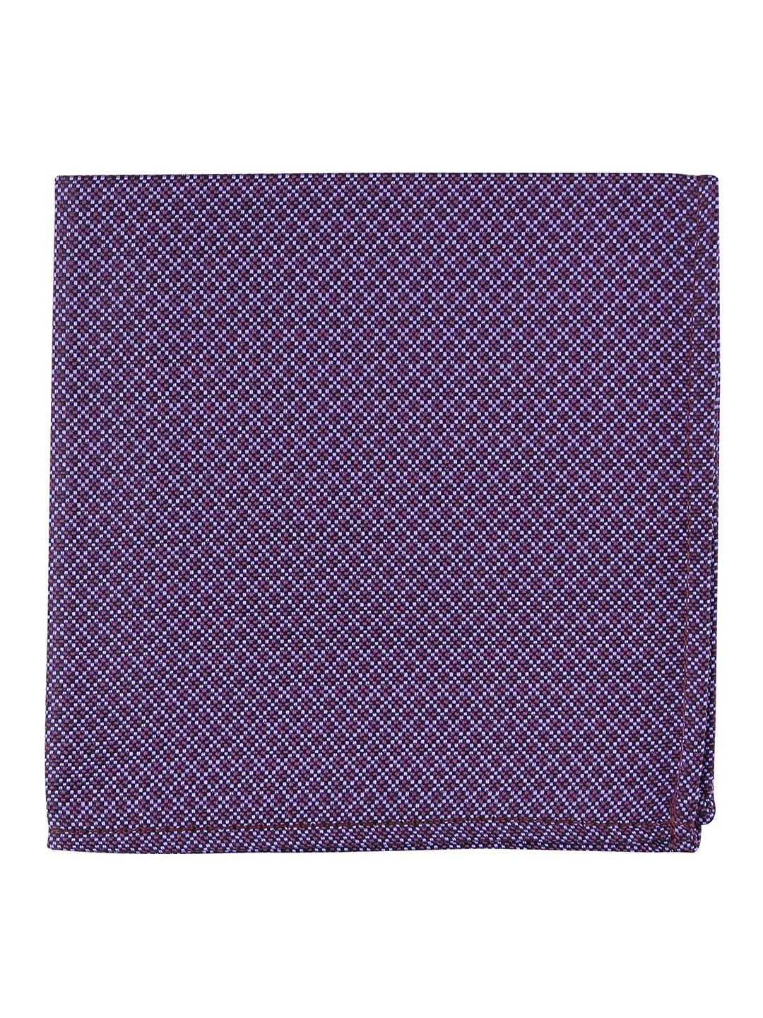 kavove KOVOVE Purple Printed Pocket Square-picture-5