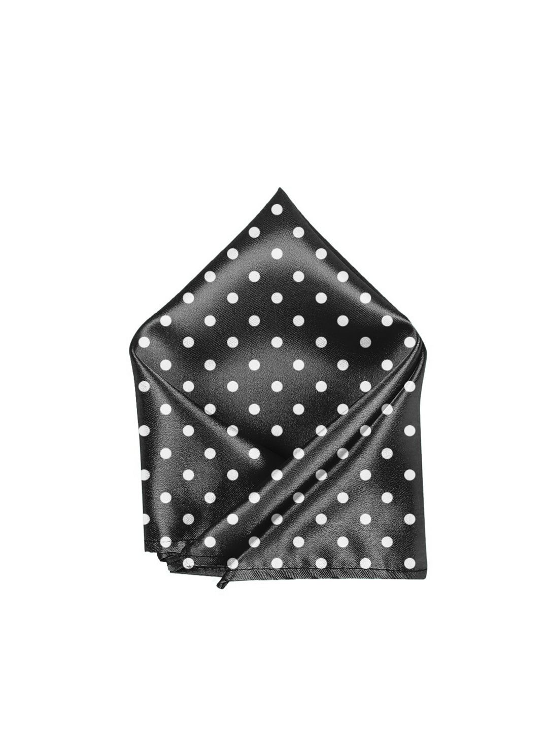 Blacksmith Black & White Polka Dot Printed Pocket Square-picture-11