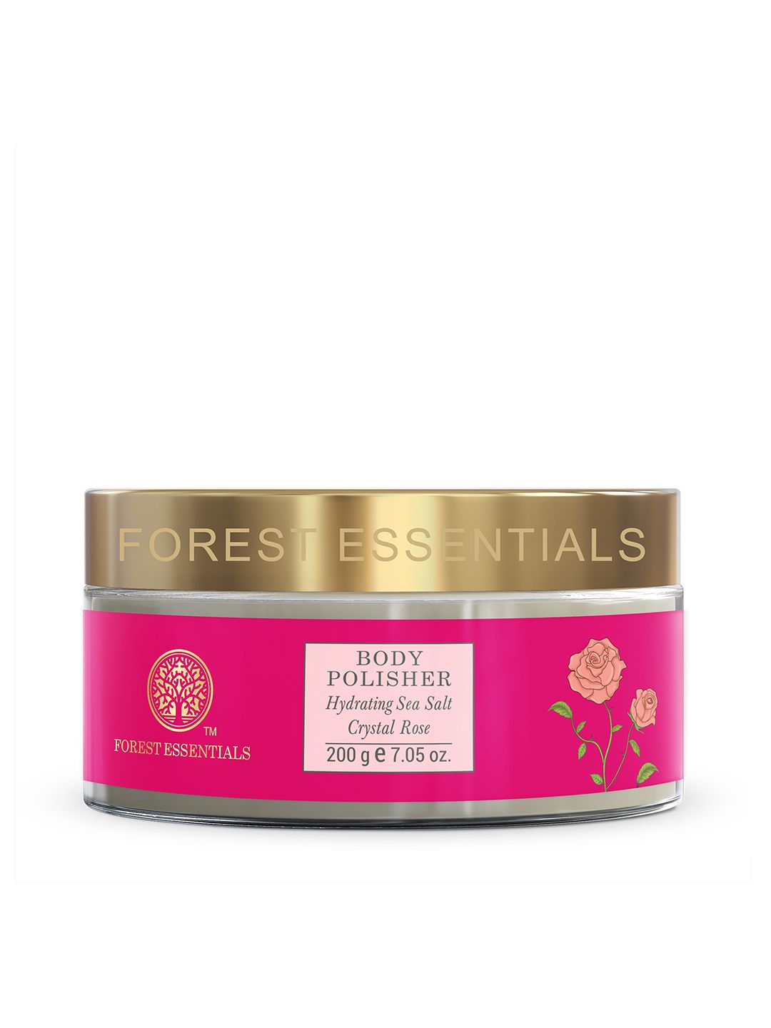 Forest Essentials Hydrating Sea Salt Crystal Body Polisher Mild Exfoliating Scrub - 200 g-picture-49