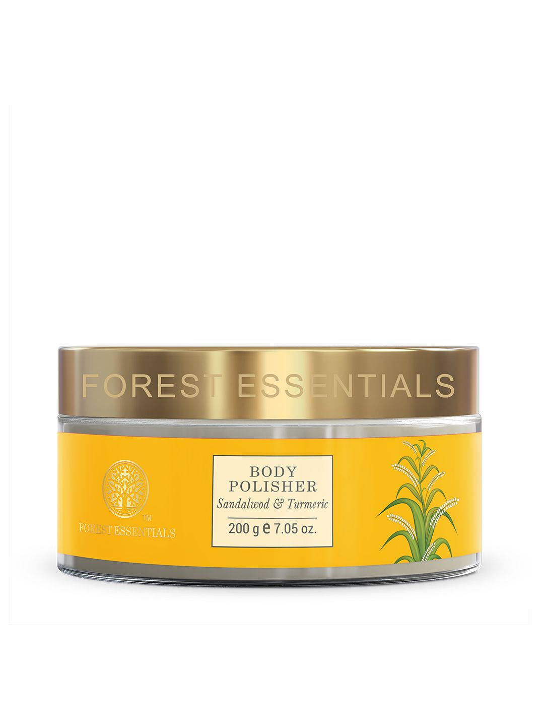 Forest Essentials Sandalwood & Turmeric Body Polisher Mild Exfoliating Scrub - 200g-image-39