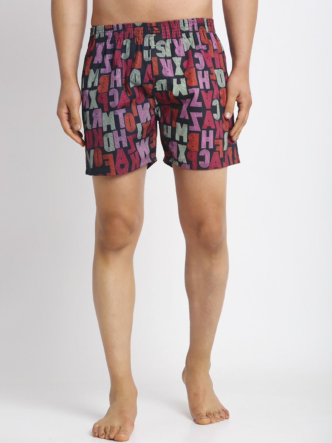 Big Fox Men Assorted Typography Printed Pure Cotton Boxers-picture-27