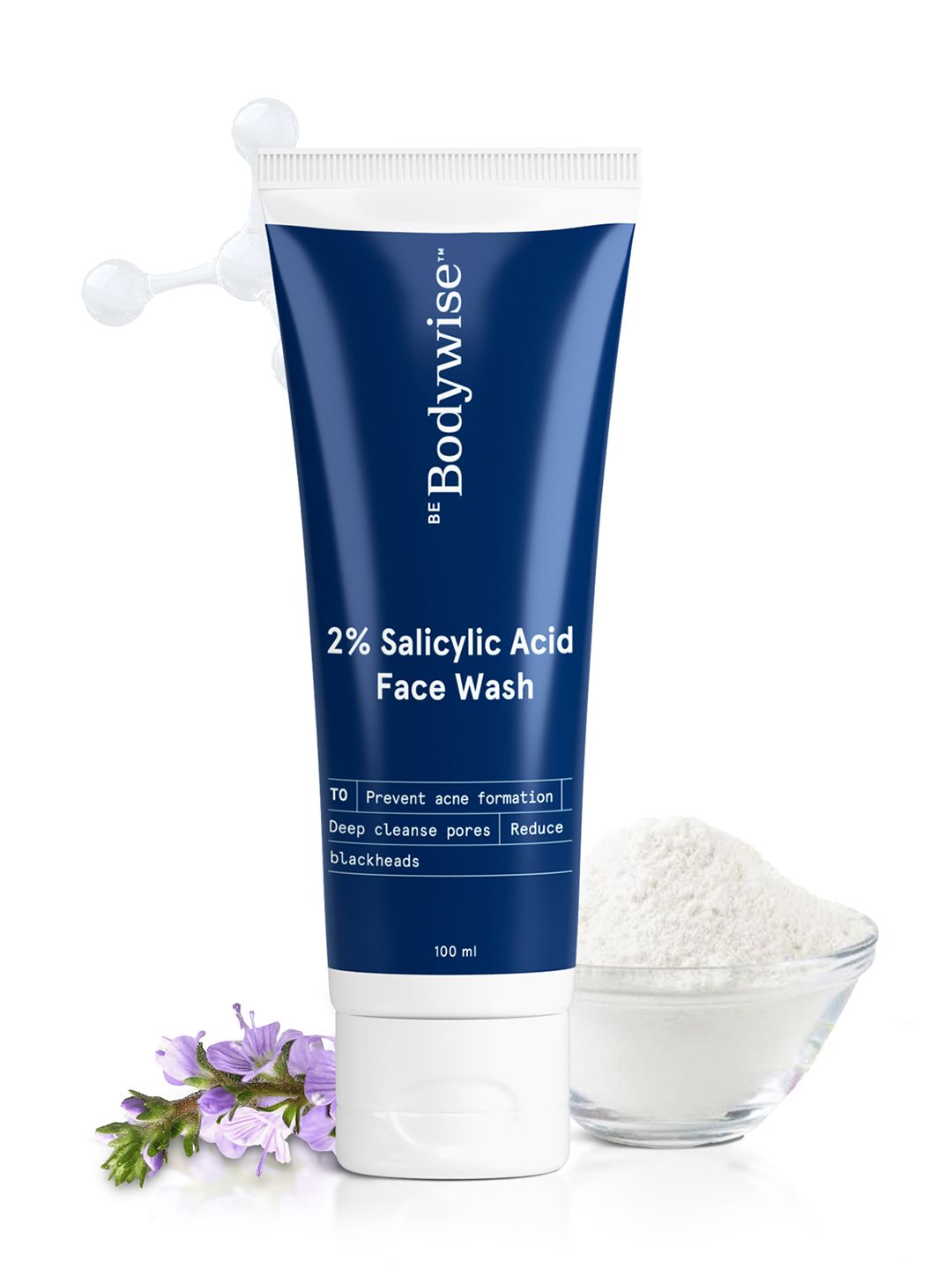 Be Bodywise 2% Salicylic Acid Gel Face Wash For Acne-Prone Skin 100 ml-picture-0