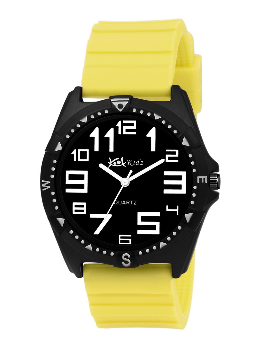 Kool Kidz Kids Black Dial & Yellow Straps Analogue Watch-picture-22