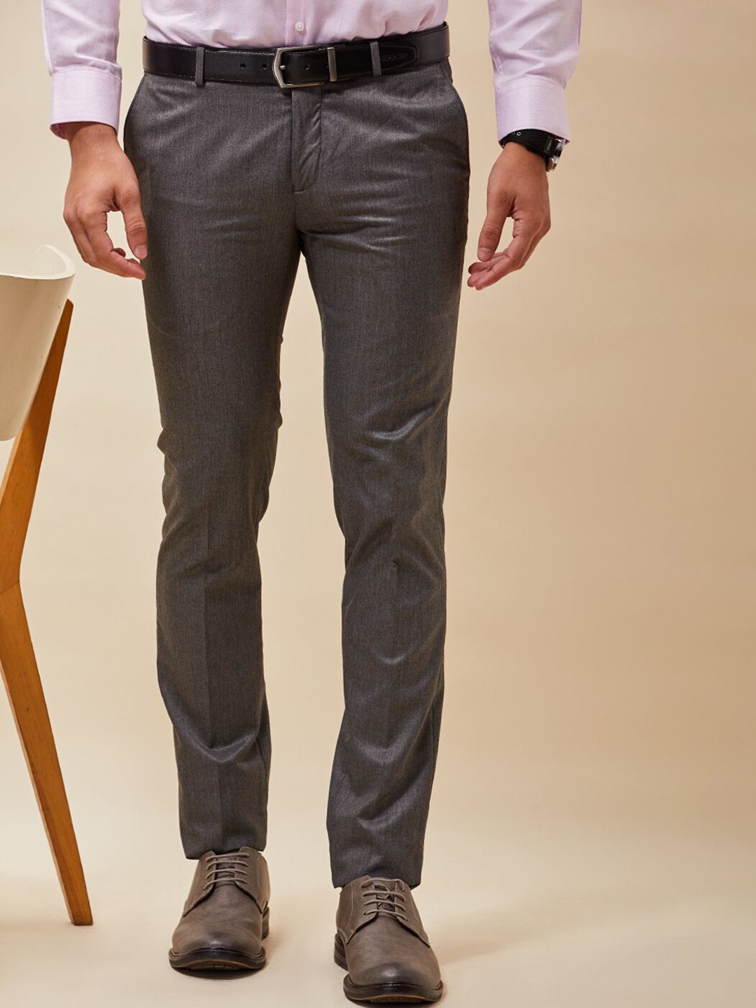 Buy Fawn Trousers & Pants for Men by J. Hampstead Online | Ajio.com