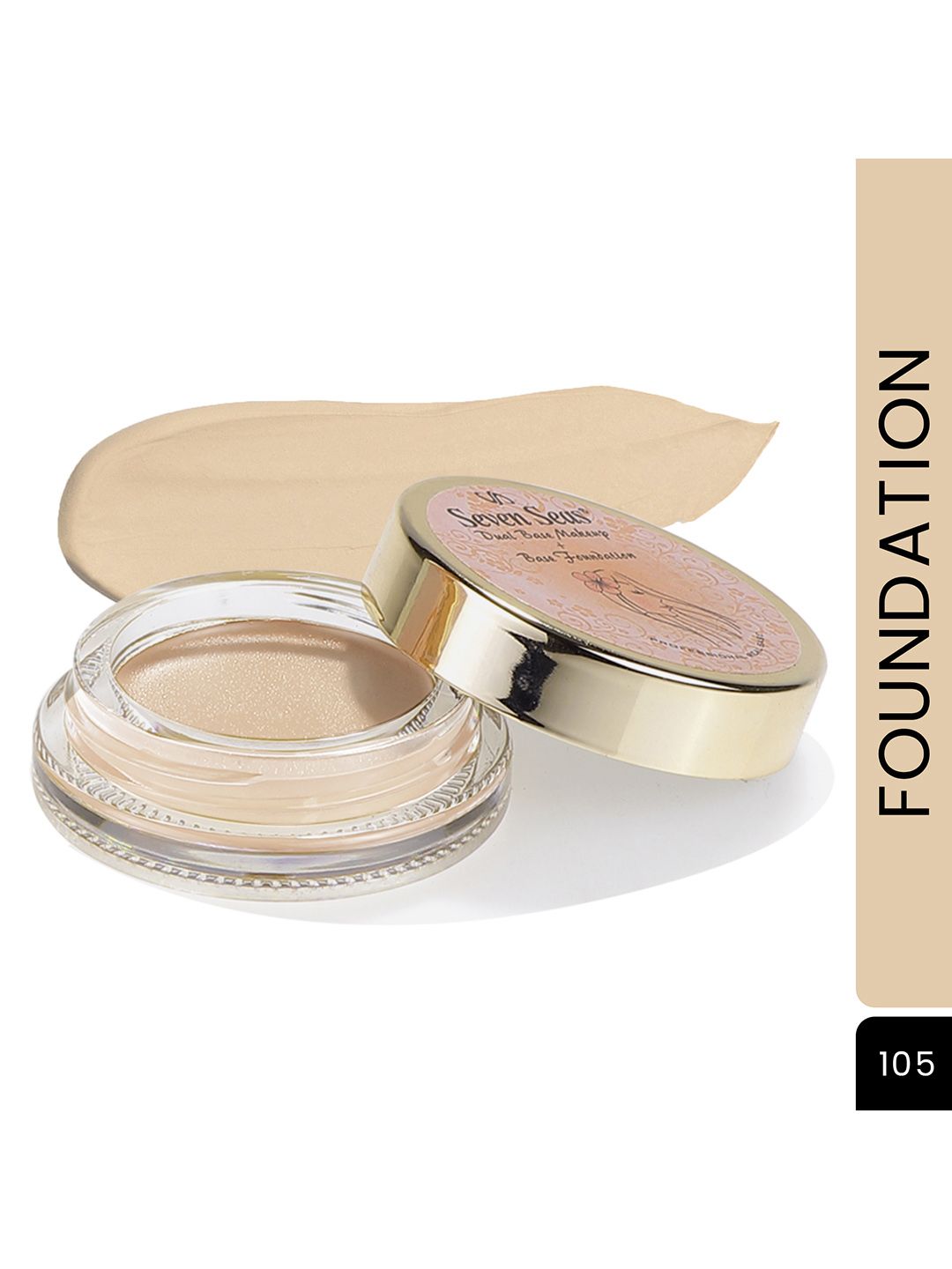 Seven Seas Base Foundation Oil Free - Nude Beige-image-33