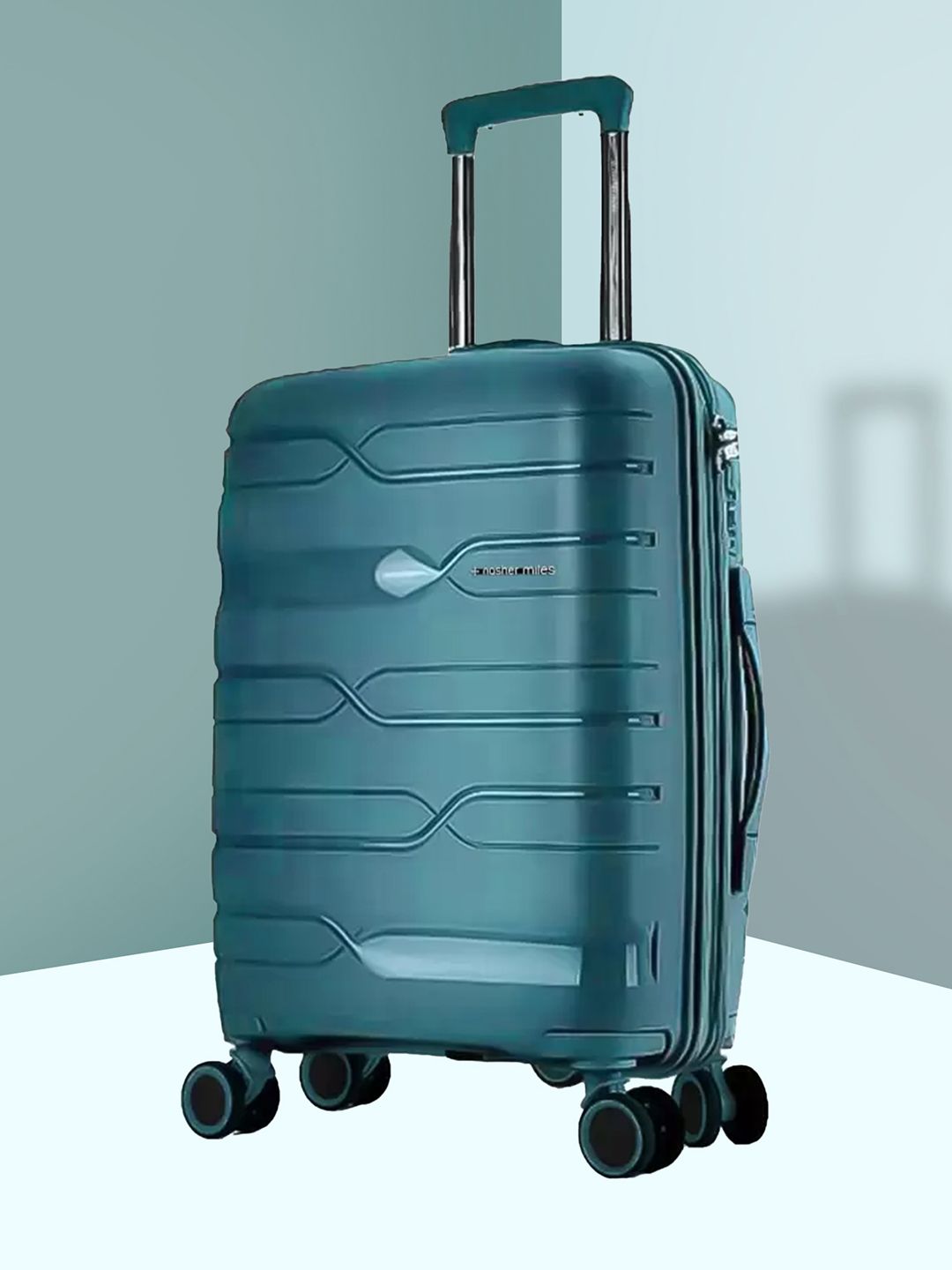 Nasher Miles Paris Textured Hard-Sided Large Trolley Suitcase-picture-24
