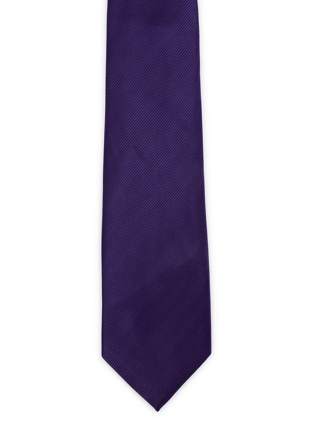 Calvadoss Men Navy Blue Woven Design Broad Tie-picture-12