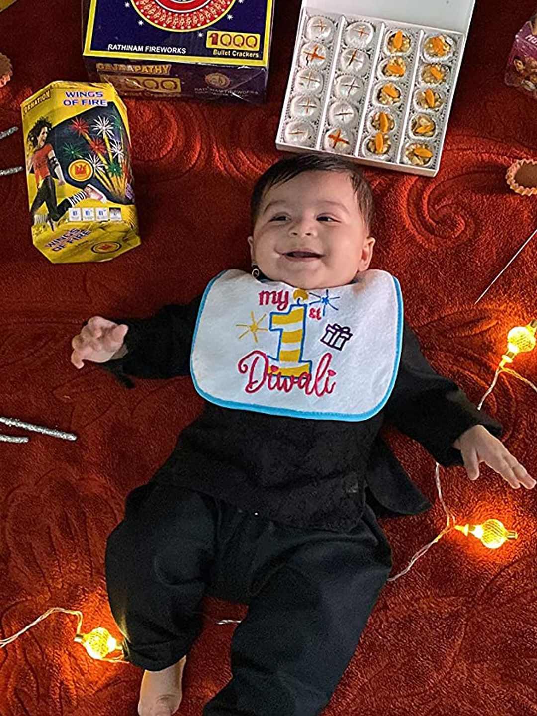 Butterthief Kids Pack Of 5 Baby Bibs-picture-14