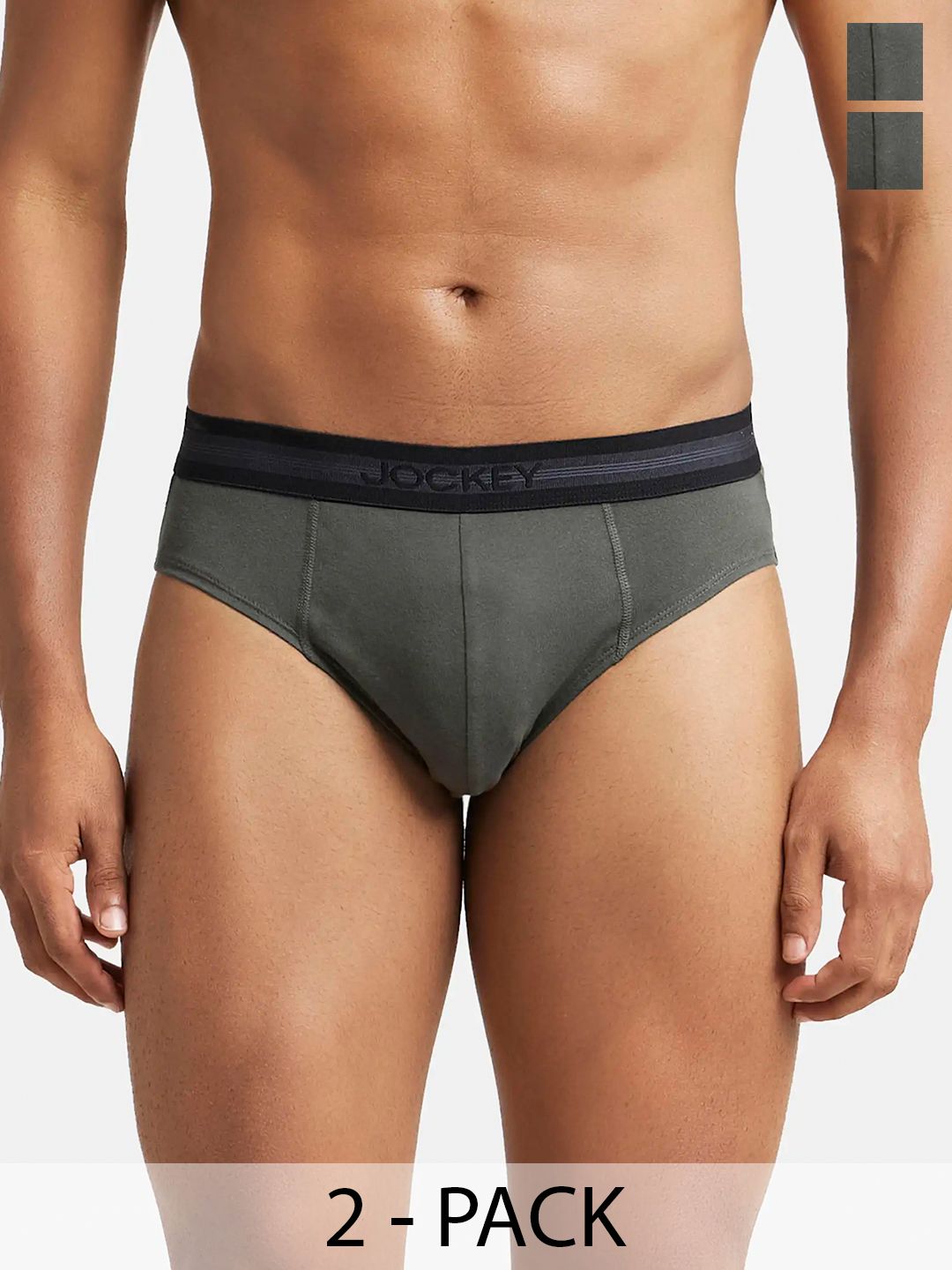 Jockey Men Pack of 2 Super Combed Cotton Solid Brief with Stay Fresh Properties 1010-picture-38