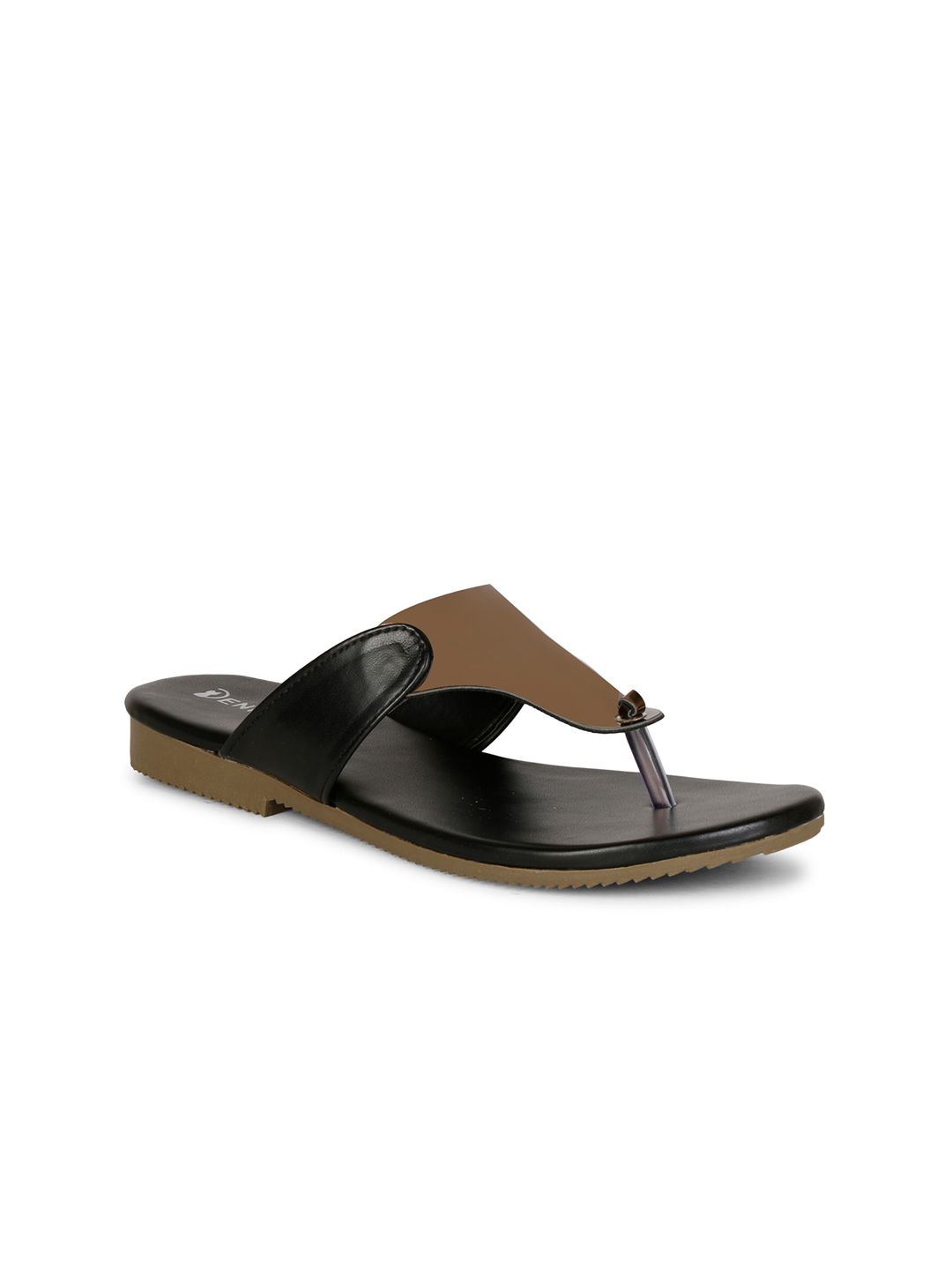 Denill Women Grey Colourblocked Open Toe Flats-picture-36