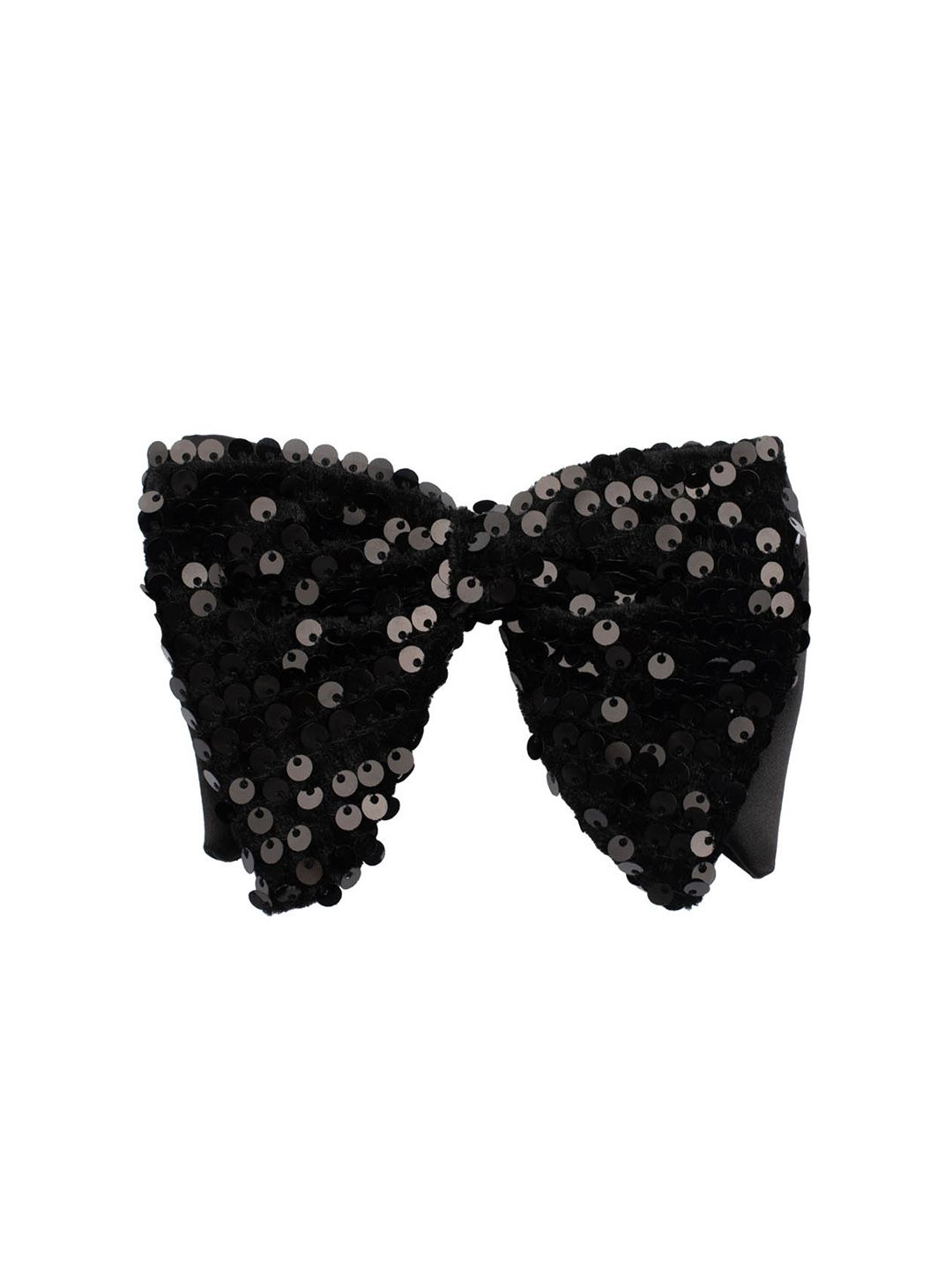 The Tie Hub Men Black Embellished Bow Tie-picture-23