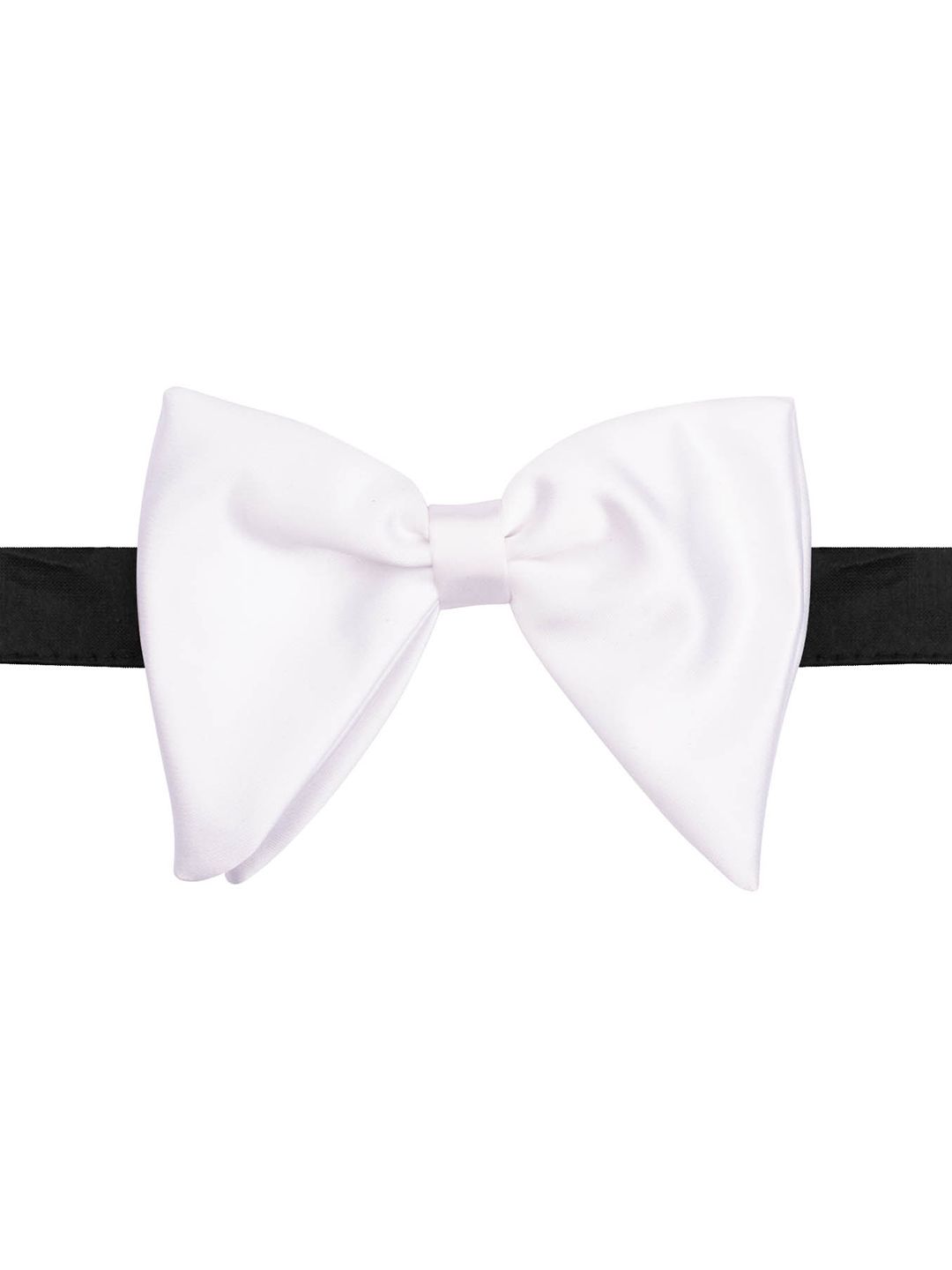 The Tie Hub Men White & Black Bow Tie-picture-24