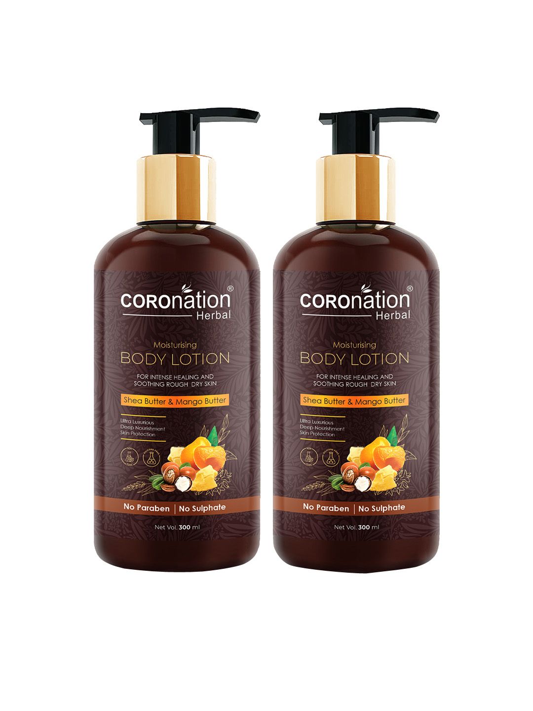 COROnation Herbal Set of 2 Shea Butter & Mango Butter Moisturising Body Lotion-300 ml Each-image-31