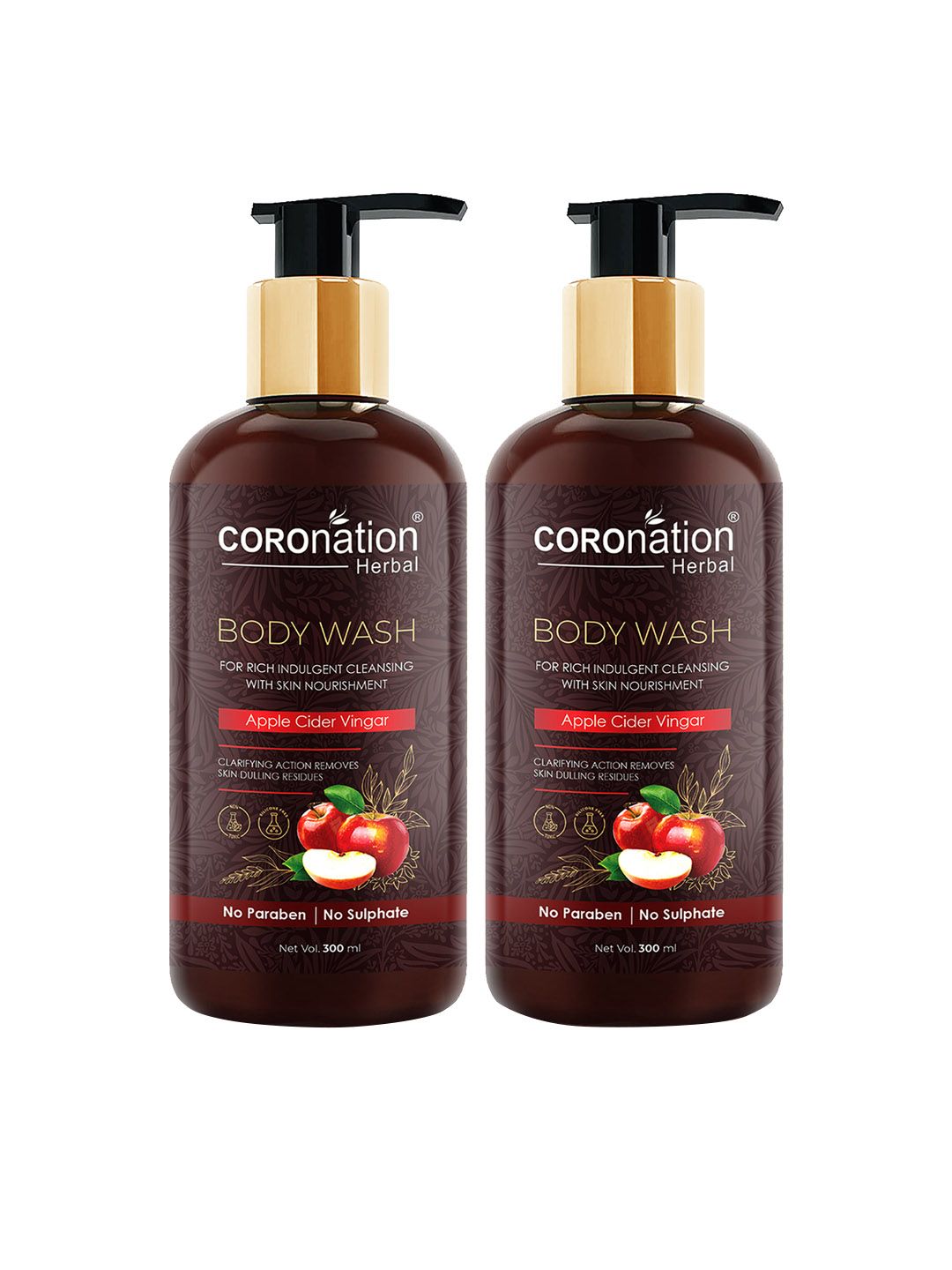 COROnation Herbal Set of 2 Apple Cider Vinegar Body Wash 300 ml Each-image-14