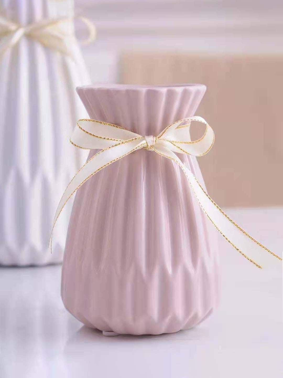 MARKET99 Pink Solid Flower Vase-picture-18