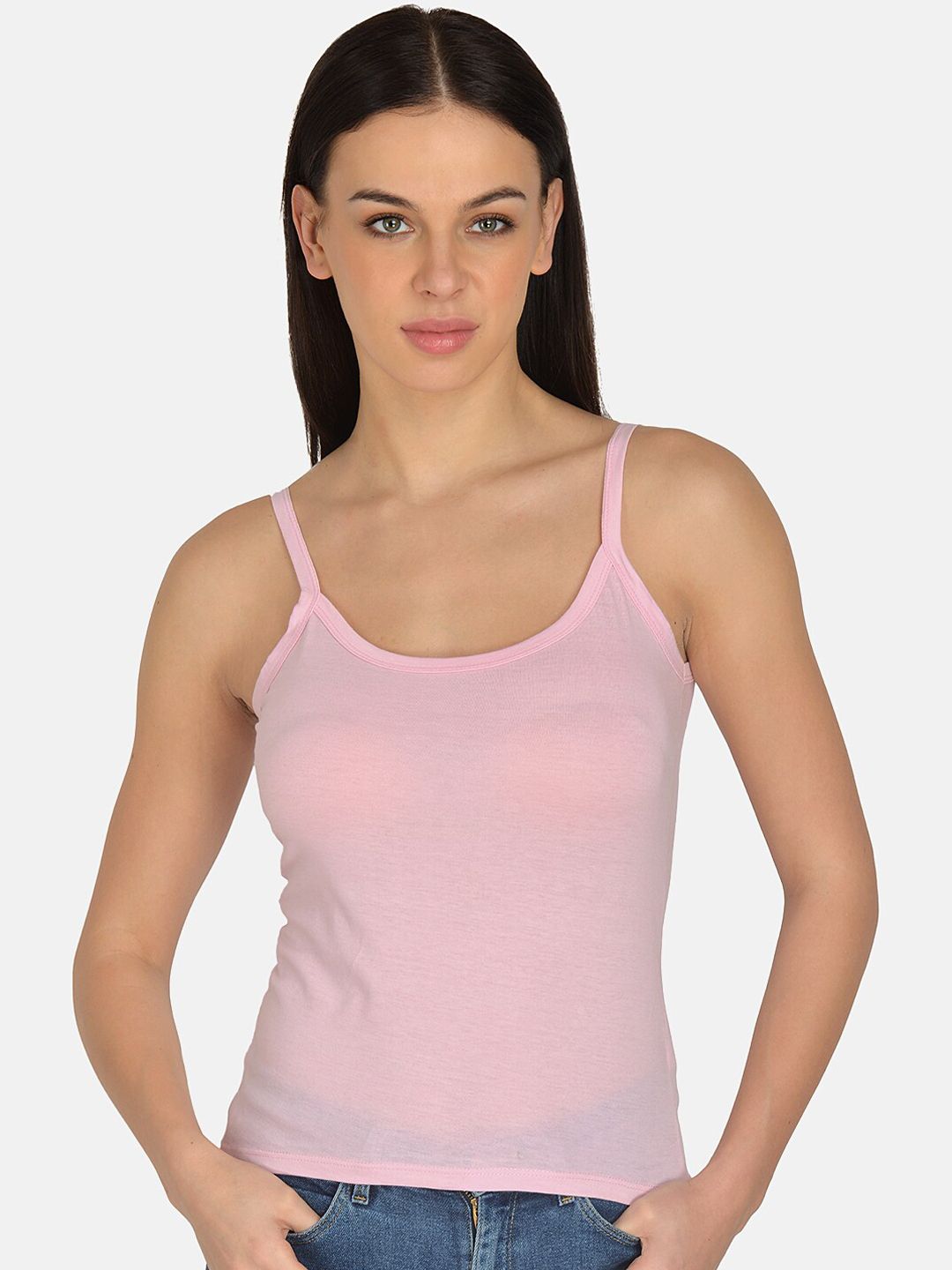 mod & shy Women Pink Solid Camisole-picture-39