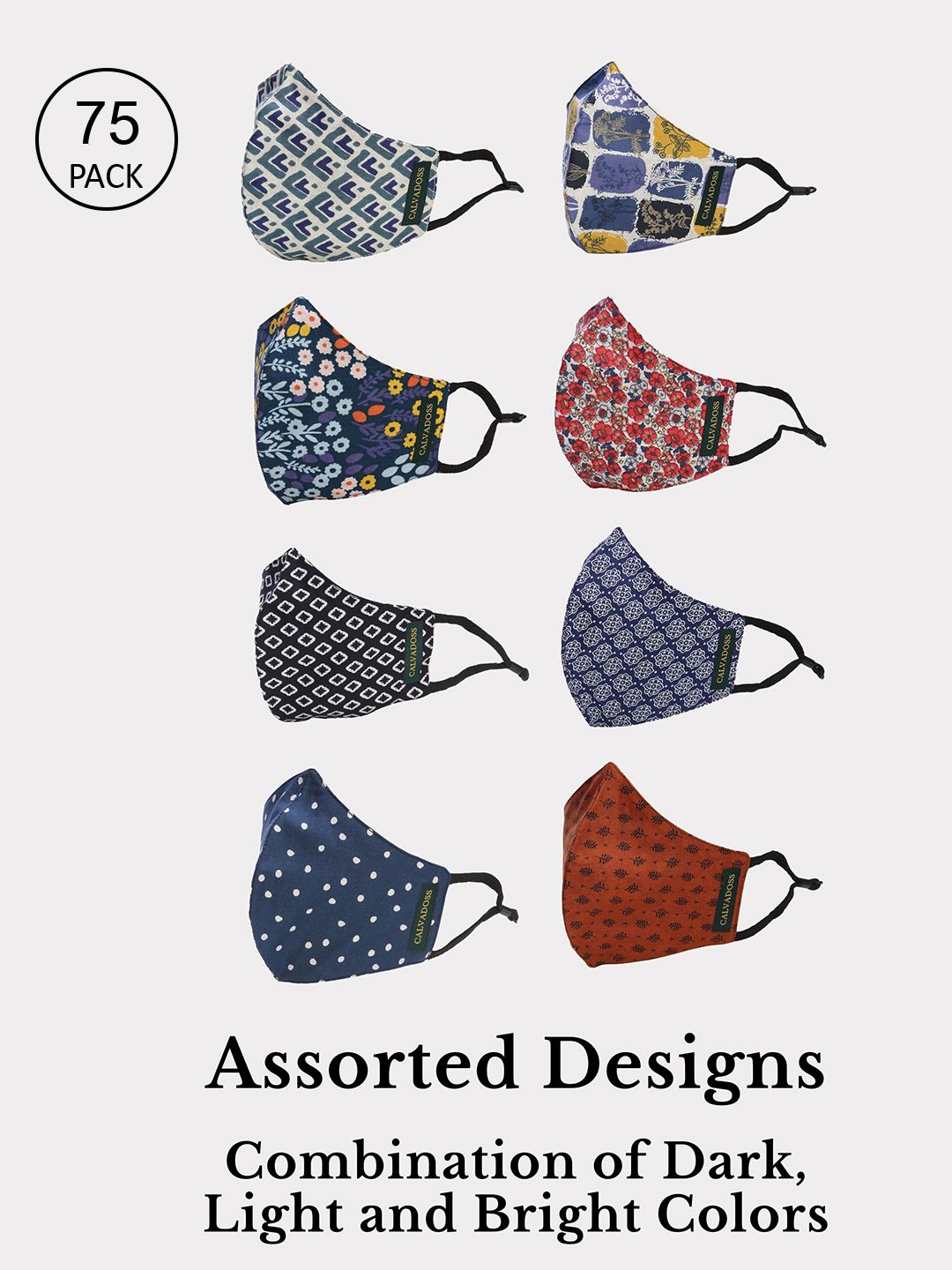 Calvadoss Men Pack Of 75 3Ply Outdoor Face Masks-image-17