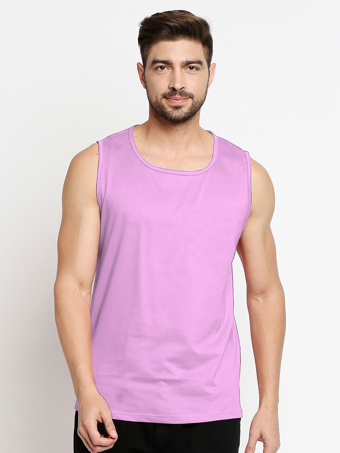 Blacksmith Men Pink Training or Gym Pure Cotton T-shirt-picture-14