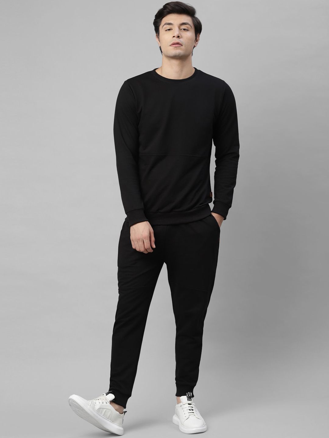 Rigo Men Black Cotton Tracksuit-picture-10