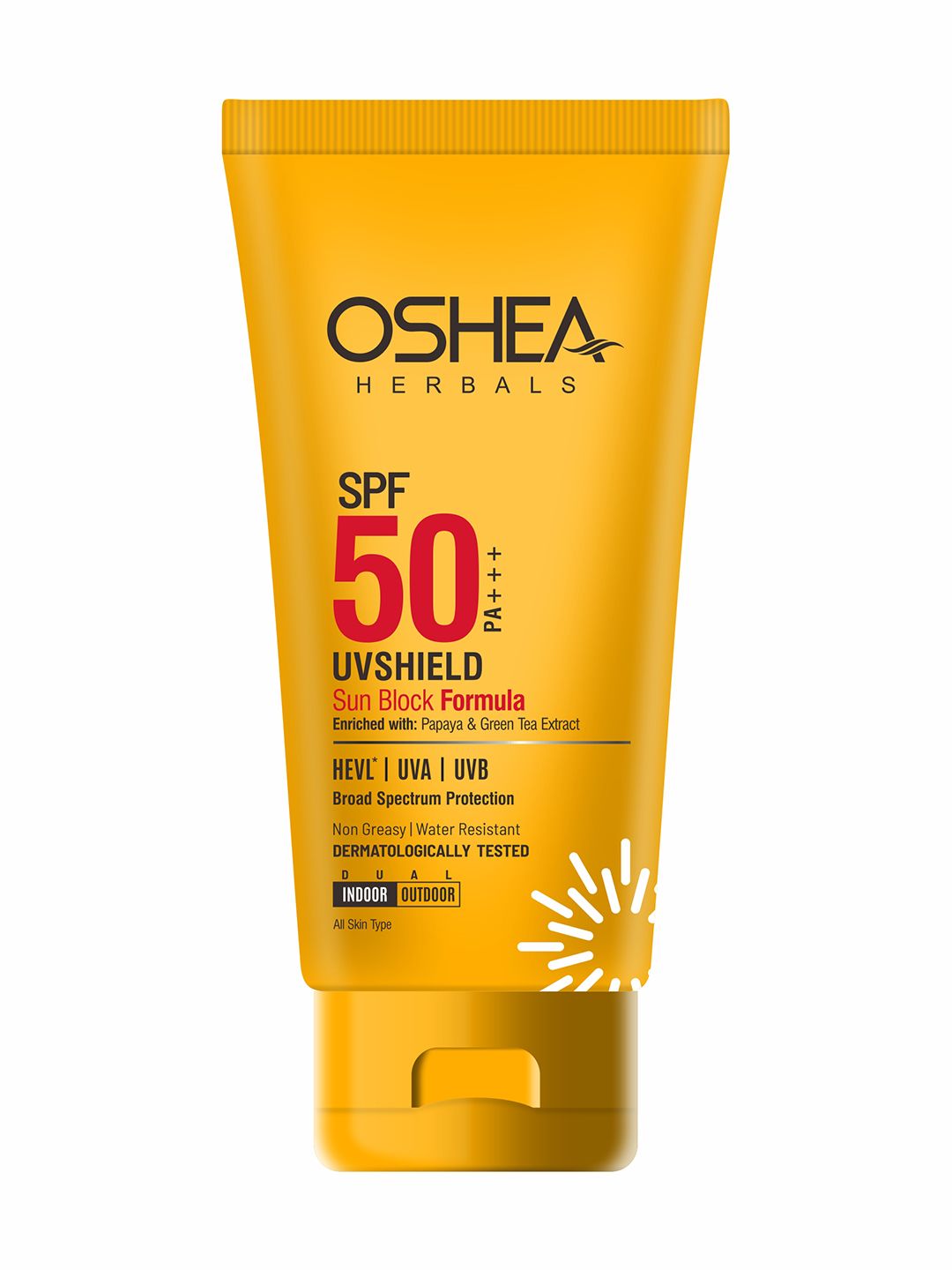 Oshea Herbals UVShield Sun Block Formula SPF 50 Sunscreen with Papaya Extracts 60 g-image-47