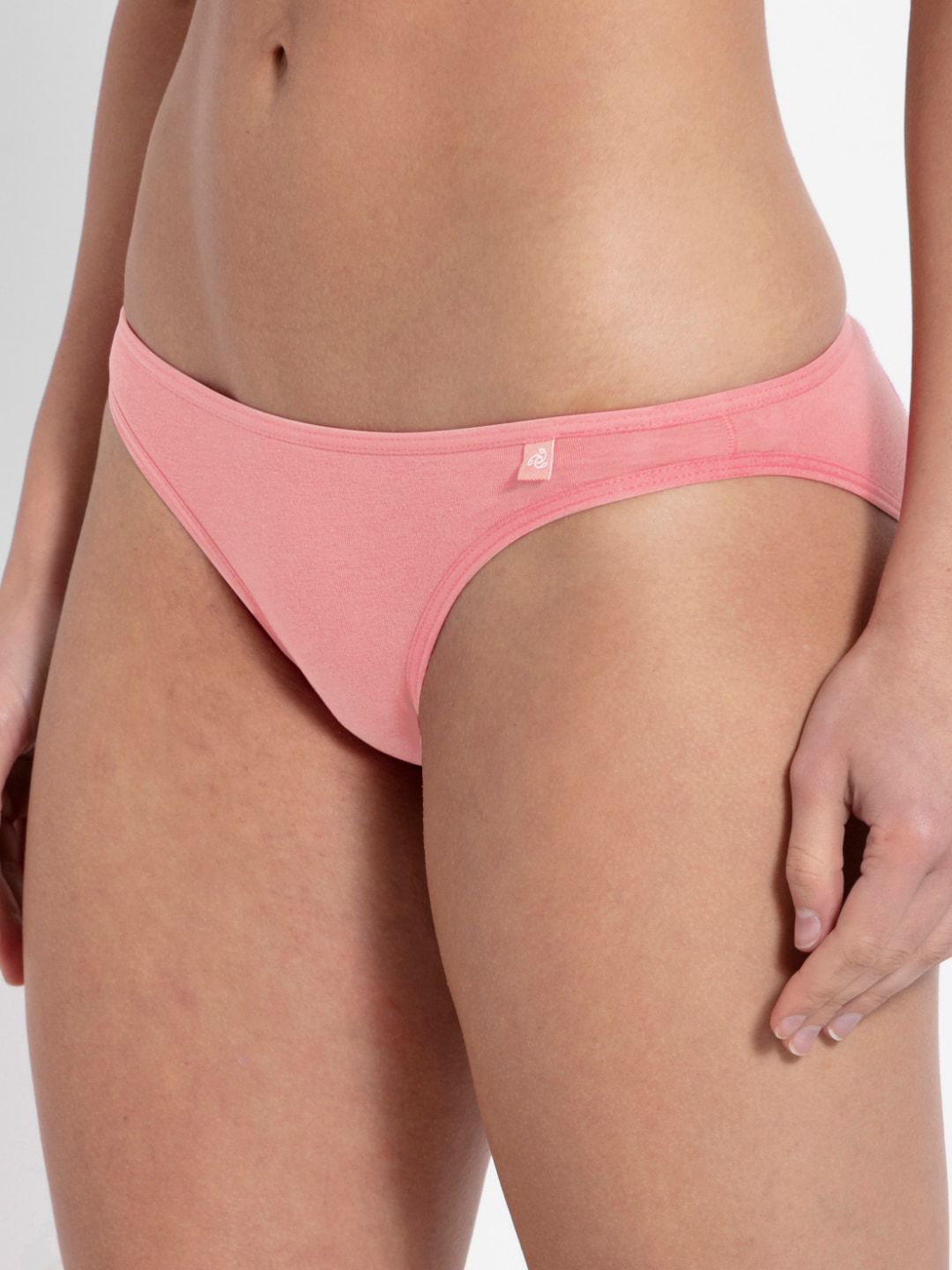 Jockey Woman Pink Solid Bikini Briefs-image-29