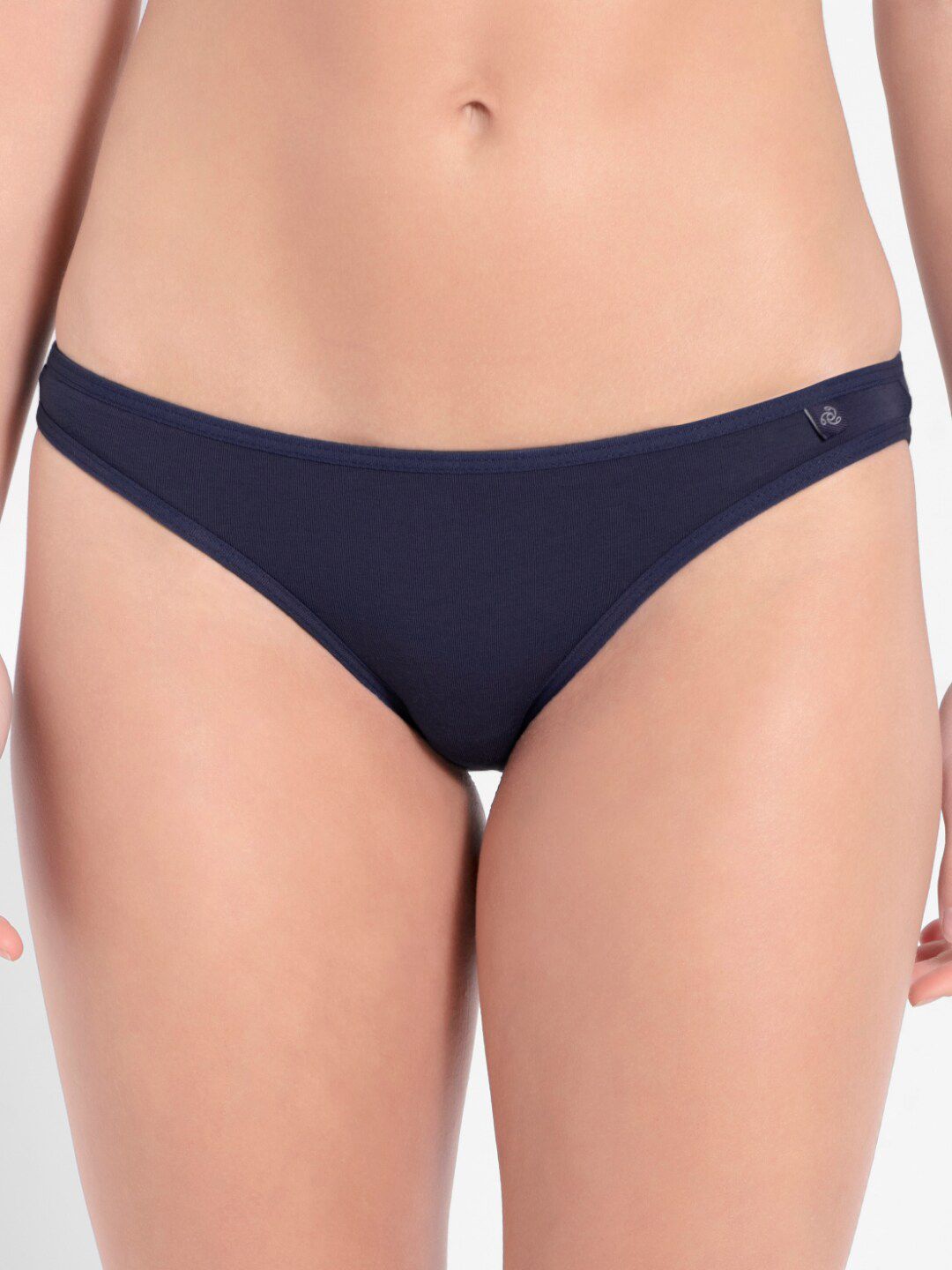 Jockey Women Navy Blue Solid Bikini Briefs-picture-22