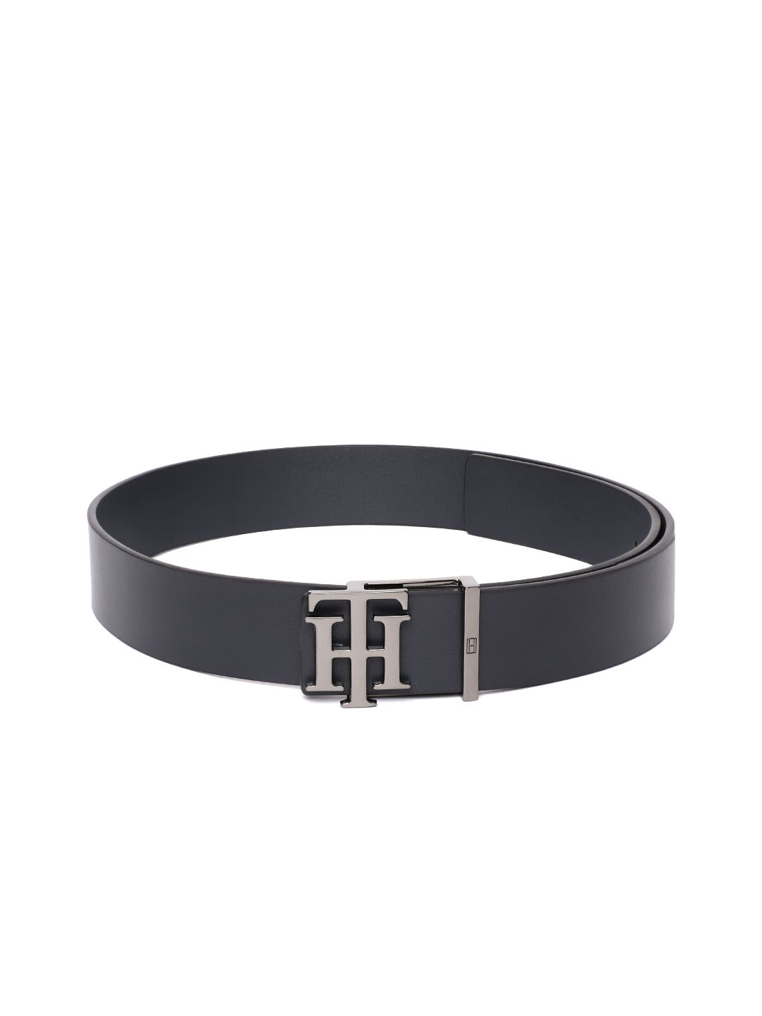 Tommy Hilfiger Men Navy Blue Leather Belt-picture-34