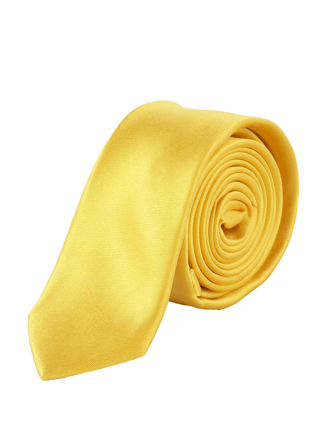 Alvaro Castagnino Men Yellow Skinny Tie-picture-14