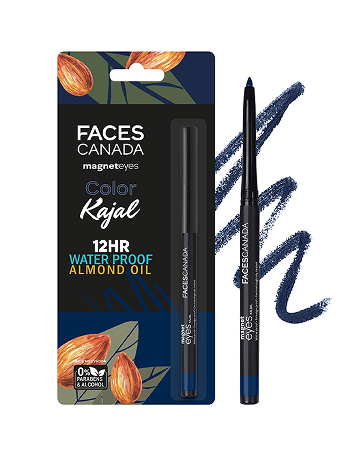 FACES CANADA Magneteyes Waterproof Color Kajal - Blue Motivation 01-picture-20