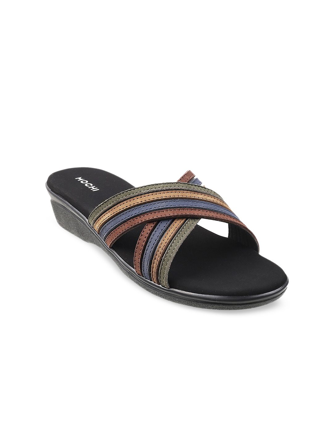 Mochi Women Multicoloured Printed Open Toe Flats-picture-51