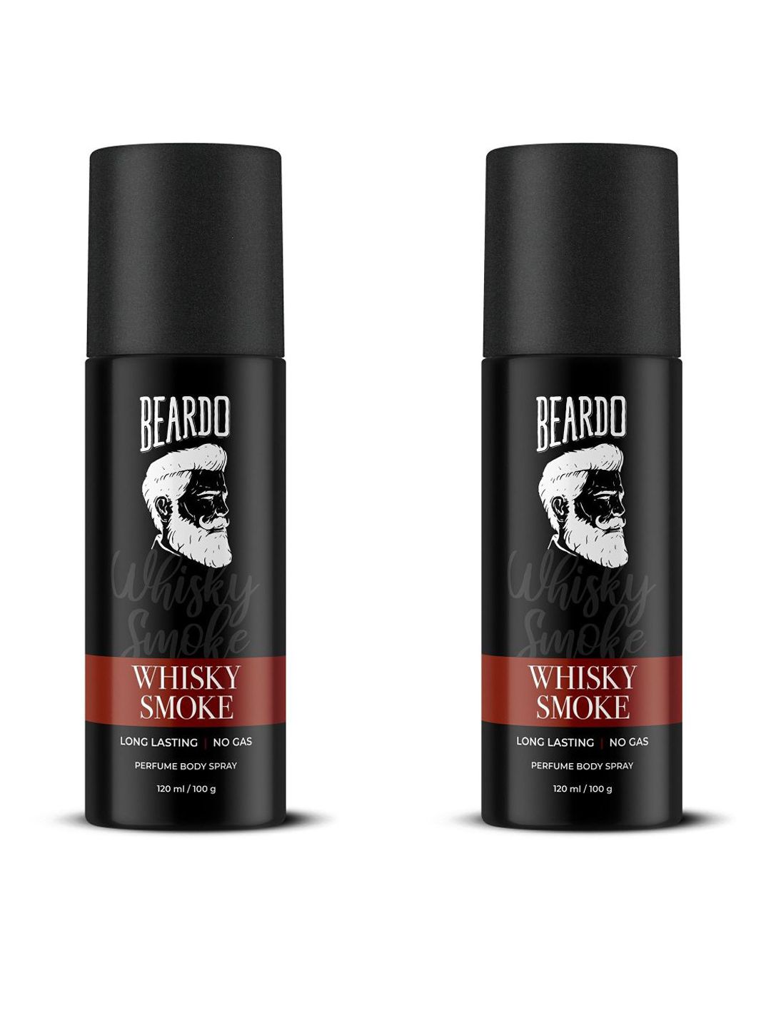BEARDO Set of 2 Whisky Smoke Long Lasting Perfume Body Spray 120 ml(100 g)-picture-38