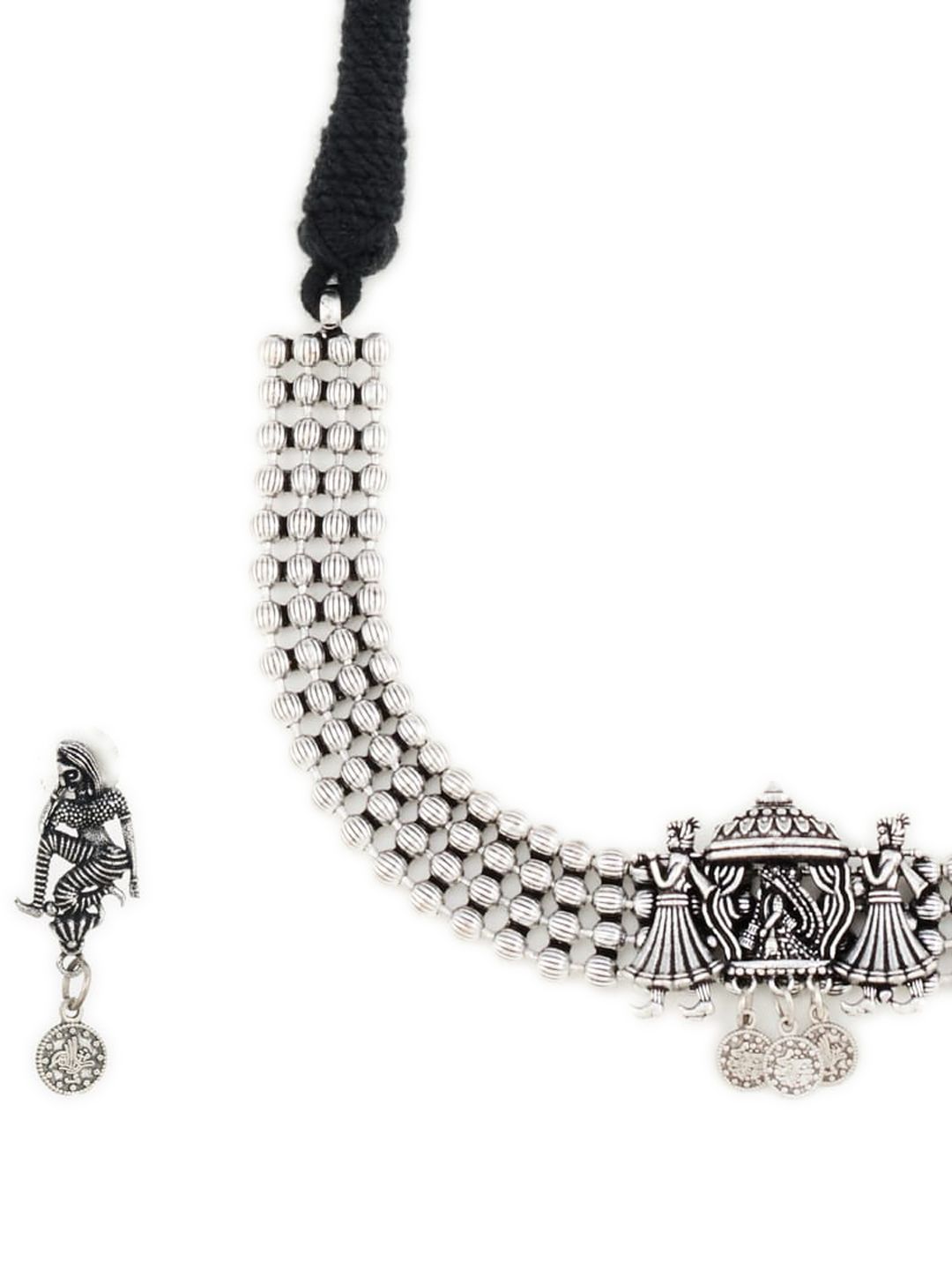 ATIBELLE Oxidized German Silver-Plated Jewelry Set