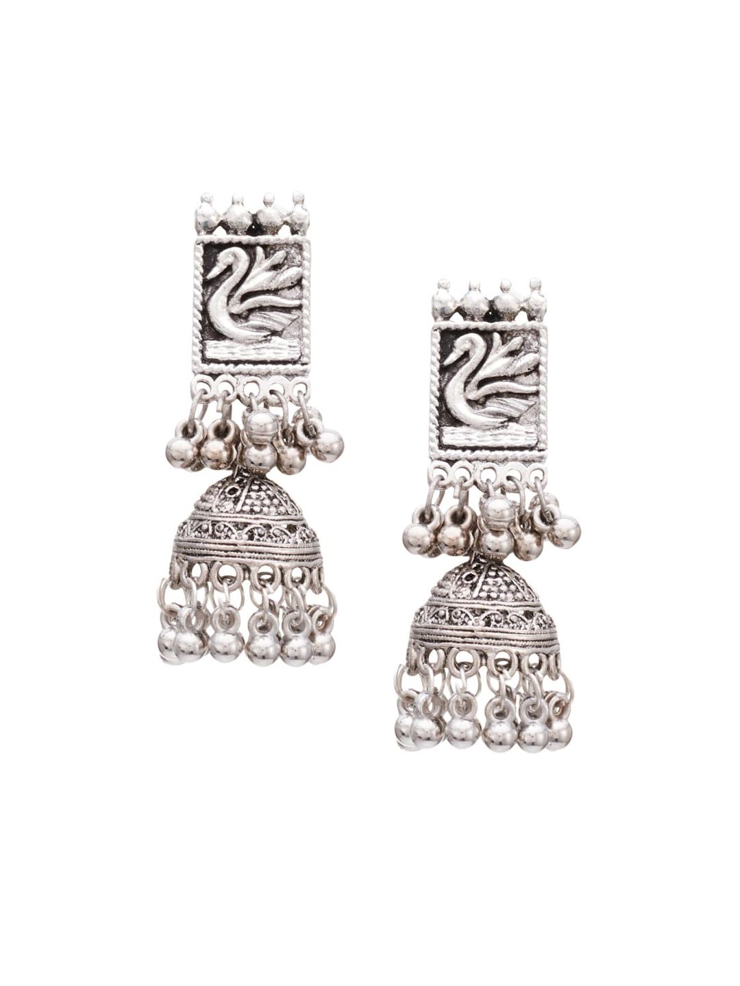 ATIBELLE Oxidised Silver-Plated Jewellery Set