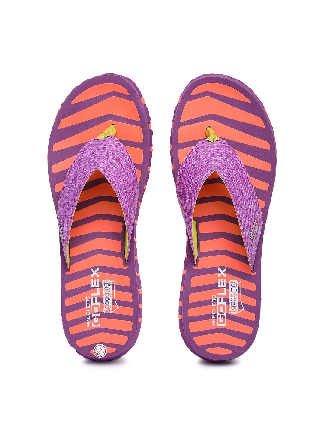 skechers slippers womens orange