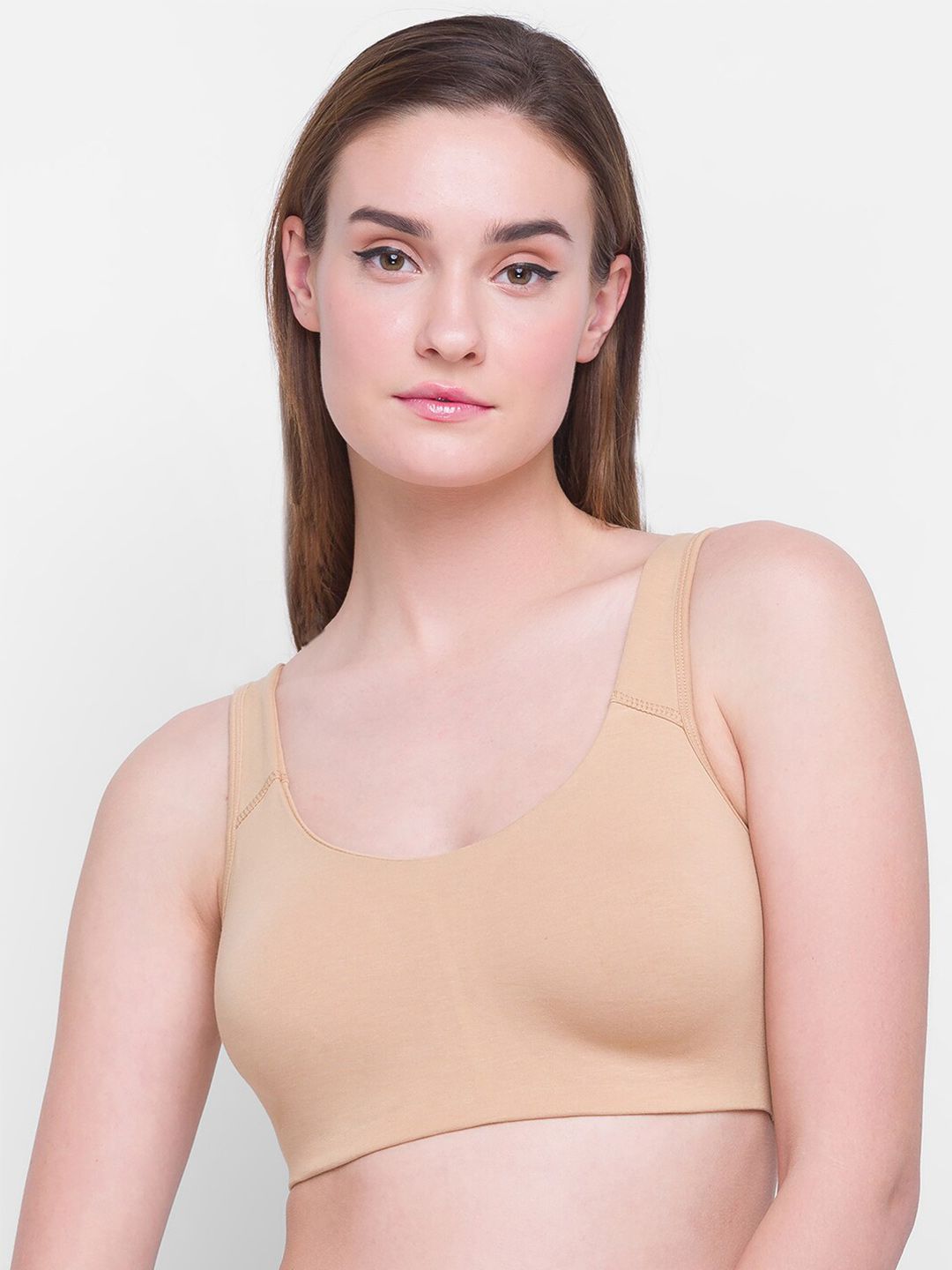 Buy Candyskin Candyskin Nude Solis Removable Padded Wirefree Sports Bra at  Redfynd