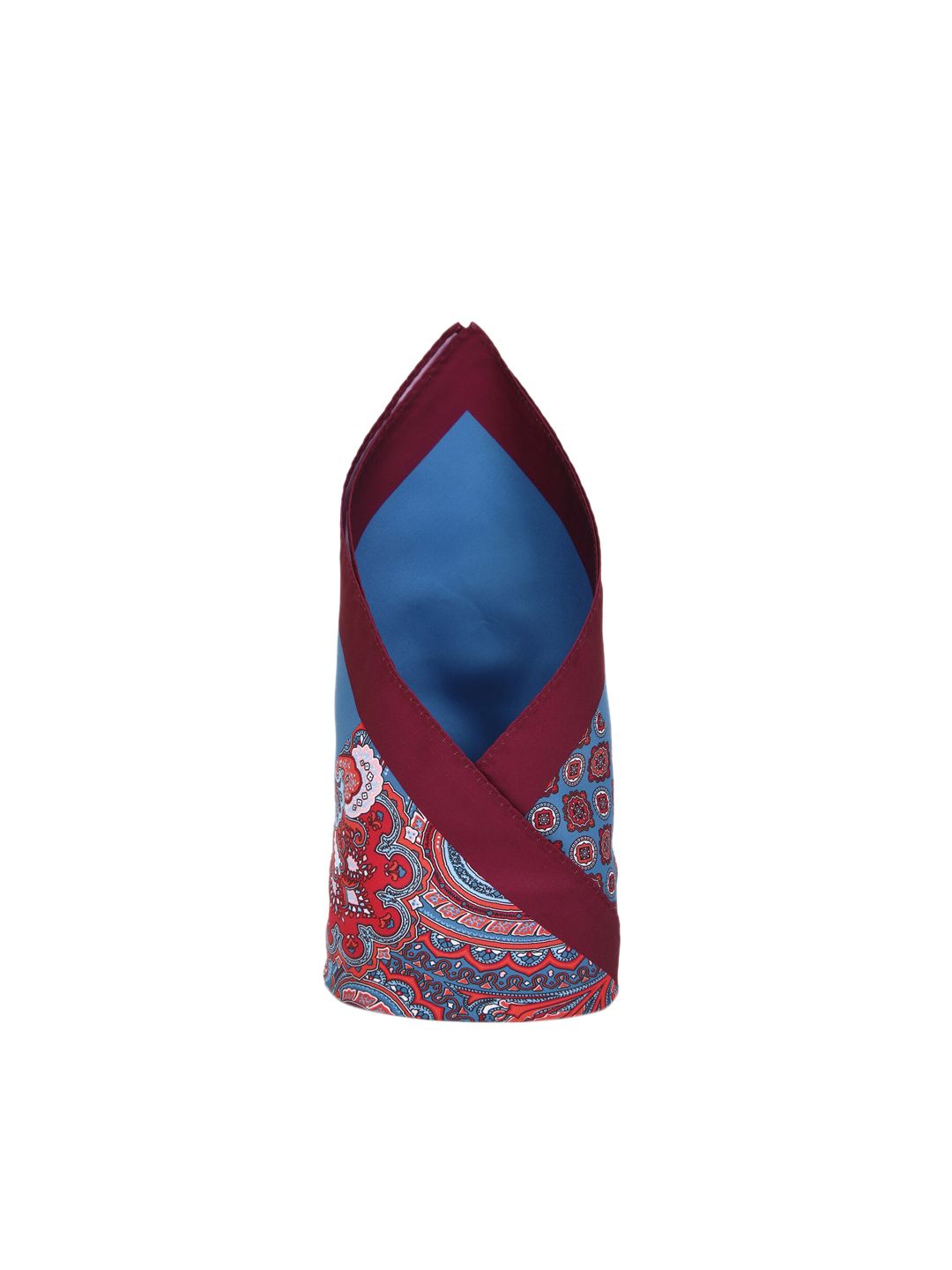 Van Heusen Maroon Printed Pocket Square-picture-15