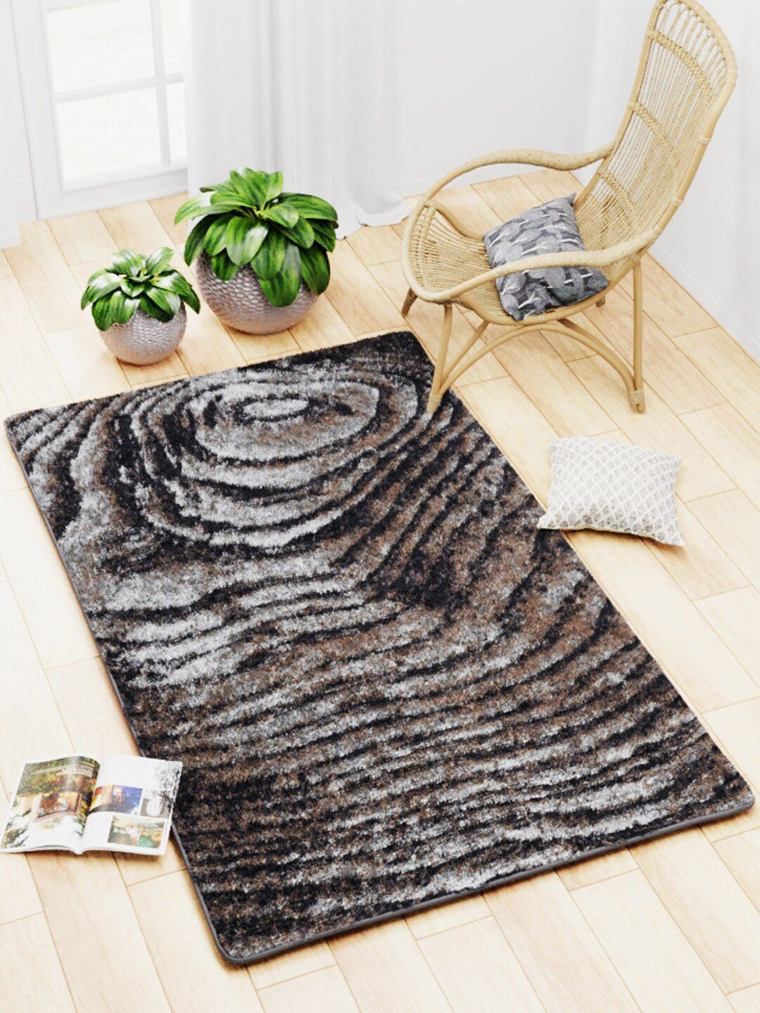 BIANCA Grey & Brown Anti-Skid Carpets-picture-43