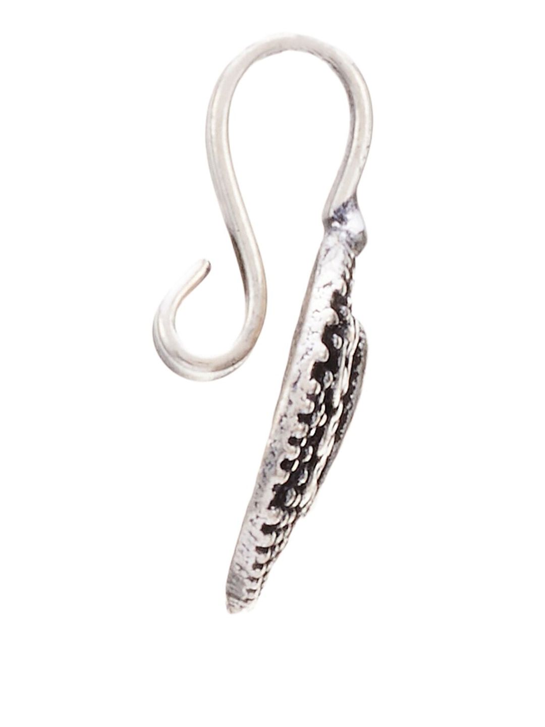 ATIBELLE Silver-Plated Bird Inspired Clip-on Nose Pin