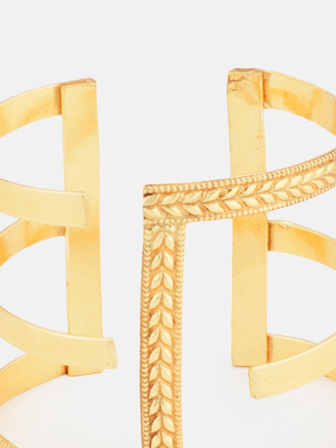 ATIBELLE Women Gold-Plated Cuff Bracelet