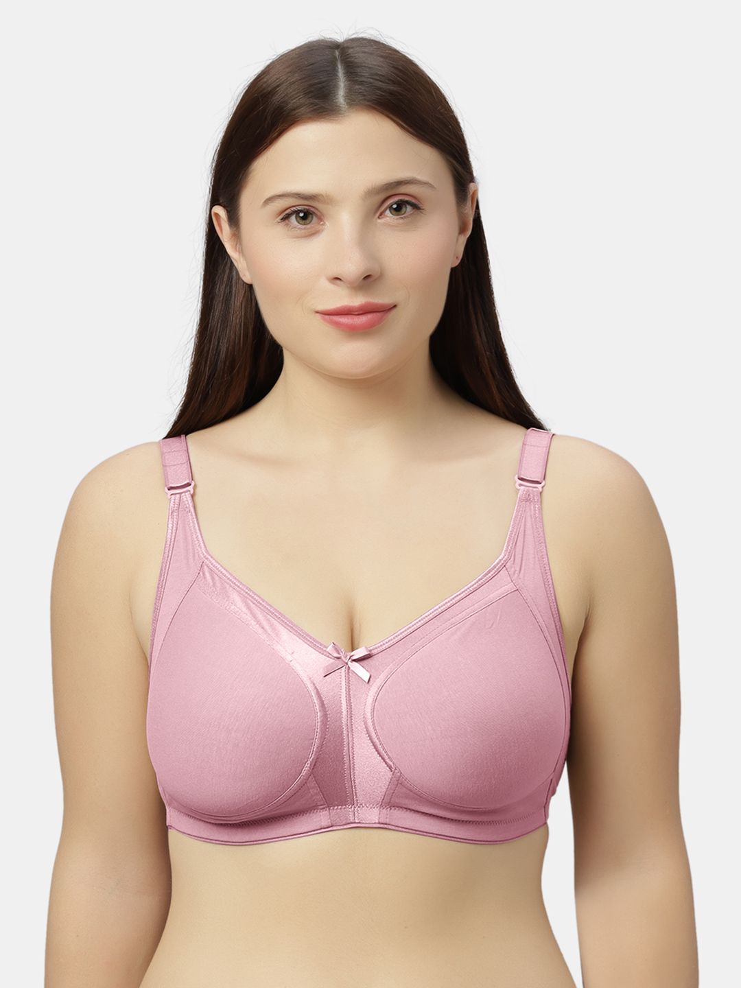 Sonari Pink Non Padded Full Coverage Bra