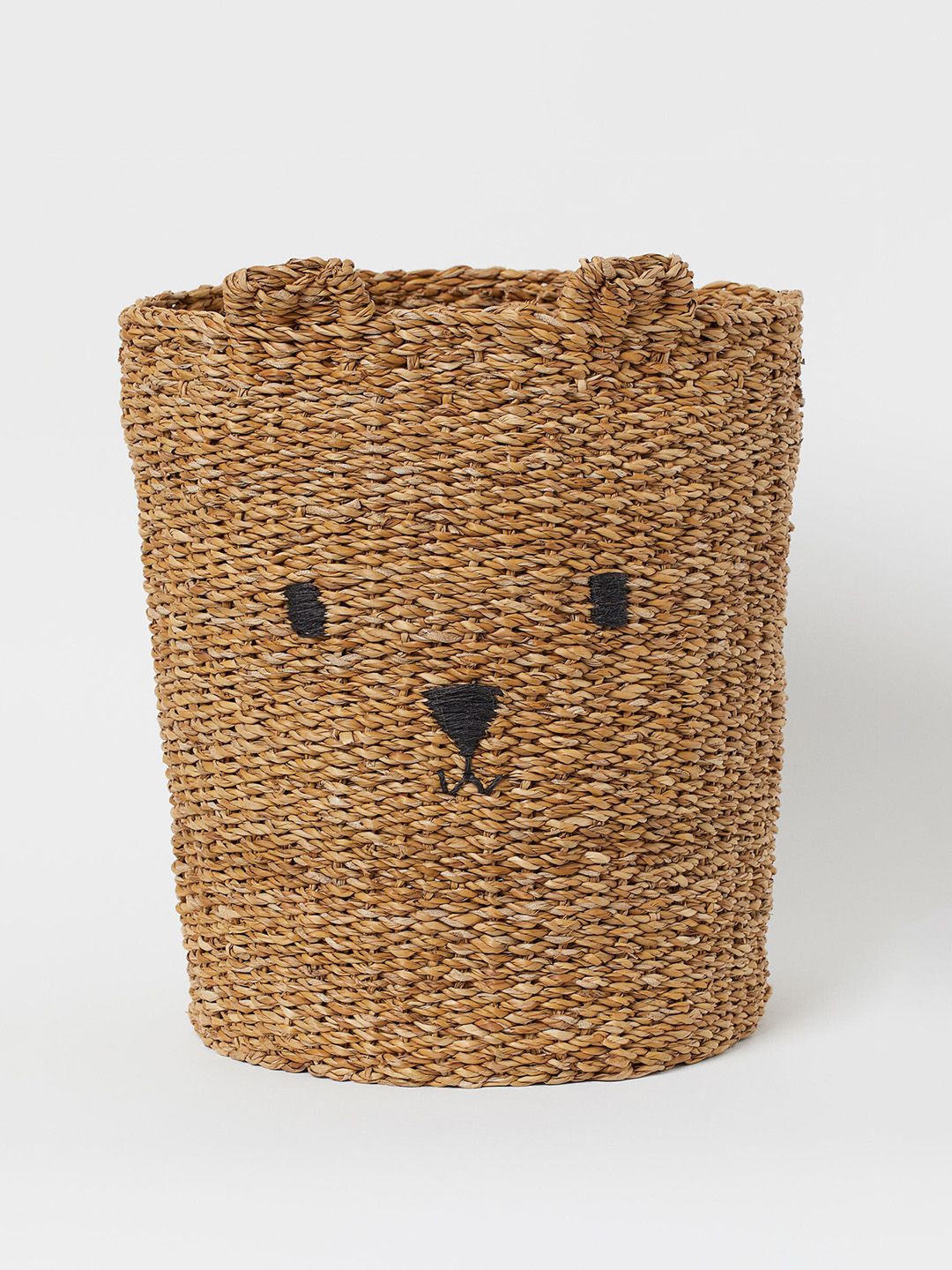 H&M Beige Braided storage basket-image-44