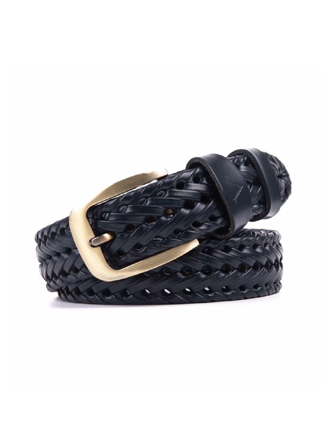 VOGARD Men Blue Braided Leather Belt-picture-36