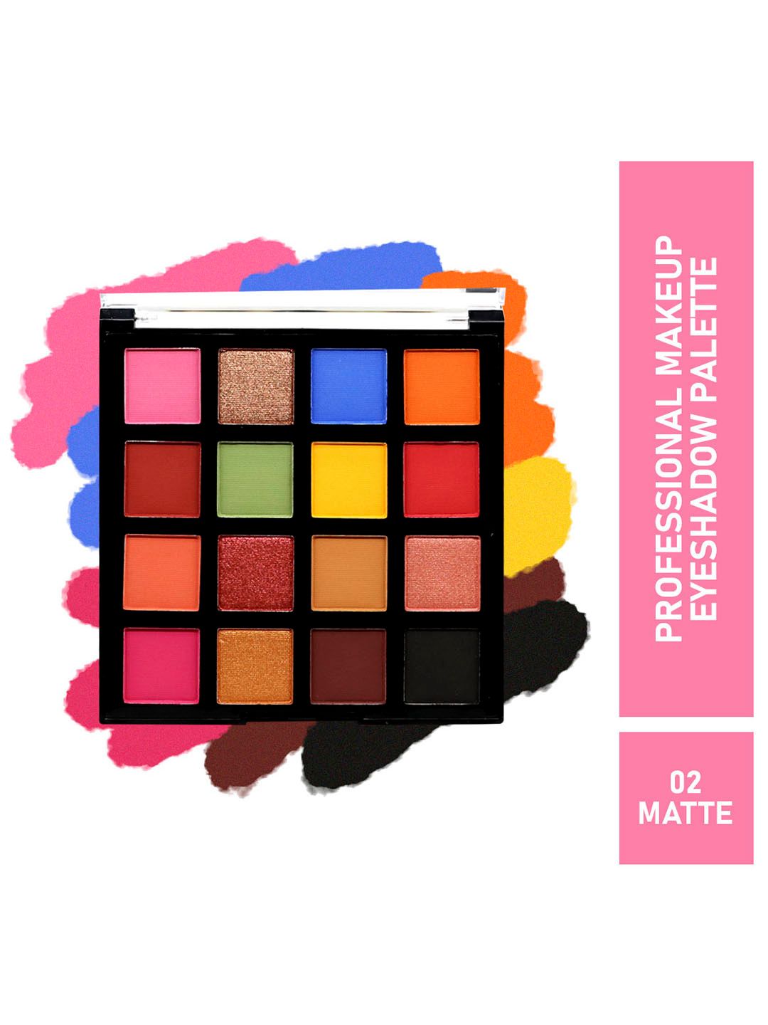 Half N Half Professional 16 Colors Matte Eyeshadow Palette - 02-picture-21
