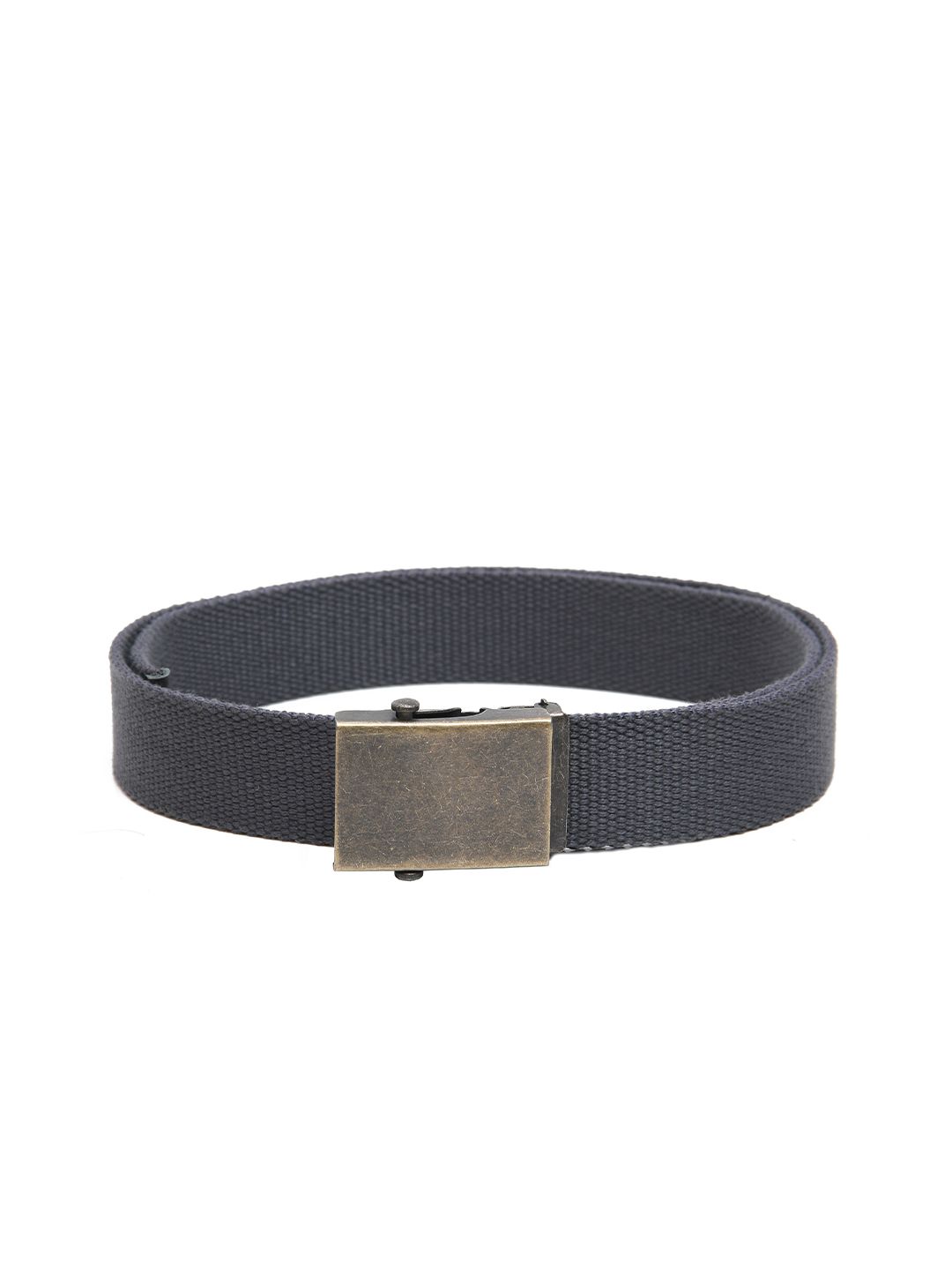 Calvadoss Men Grey Woven Design Cotton Canvas Belt-picture-15