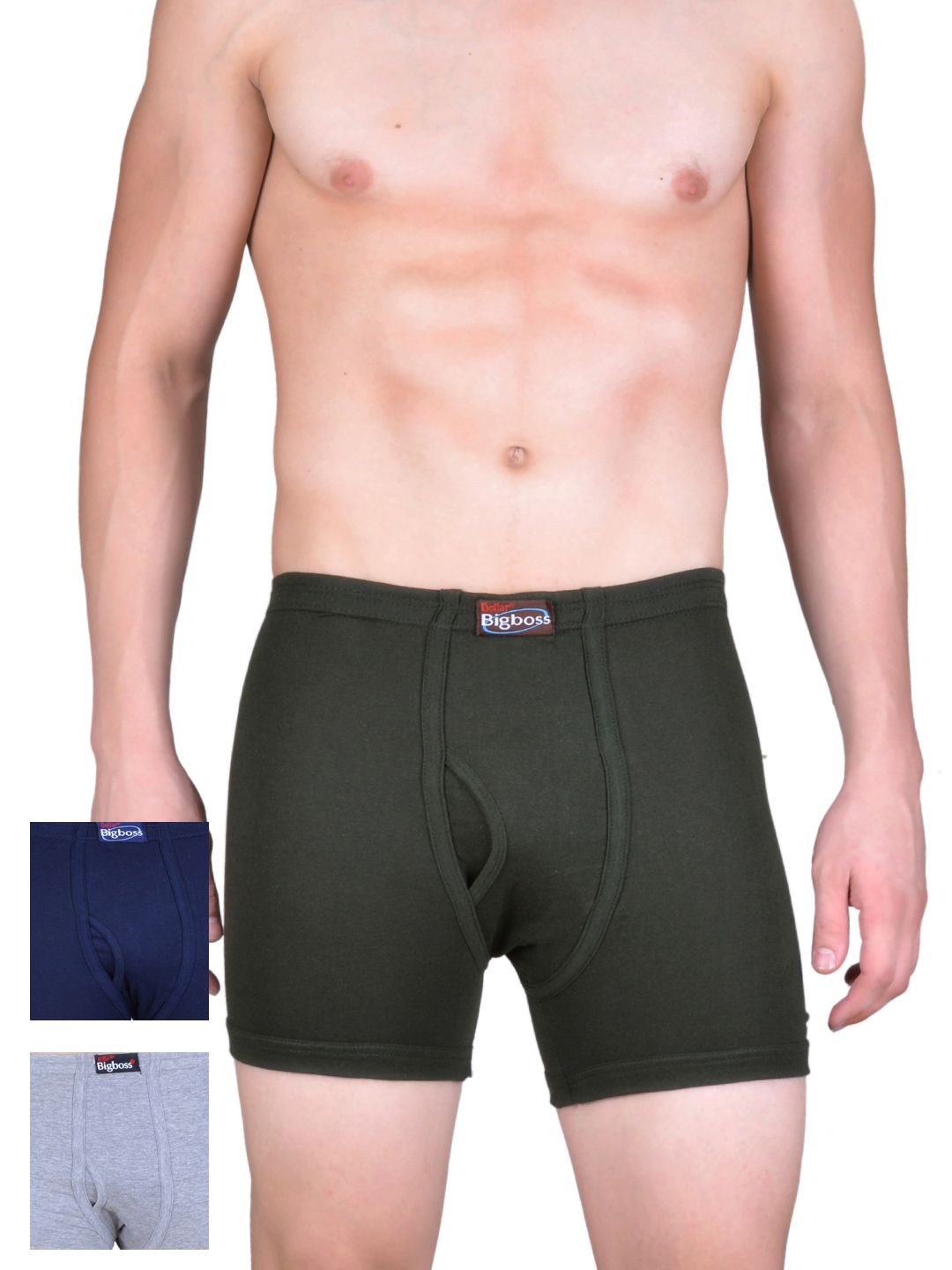 Dollar Bigboss Men's Solid Pack of 3 Plush-Backed Waistband Trunk MDTR-03-PO3-3--picture-18